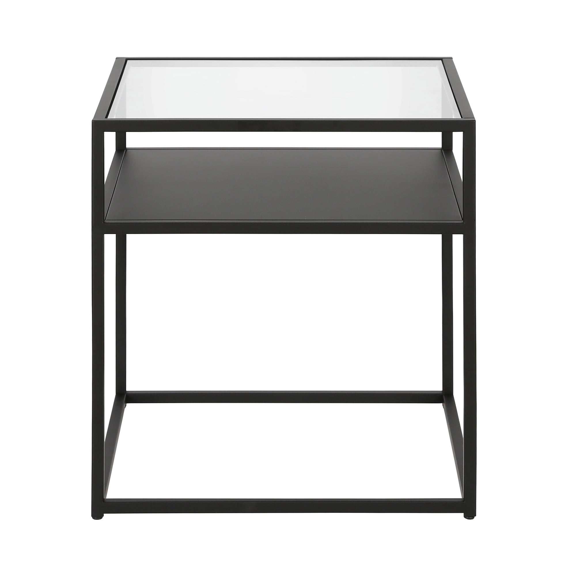 Evelyn&Zoe Ada 20" Wide Square Side Table, Blackened Bronze - Image 6