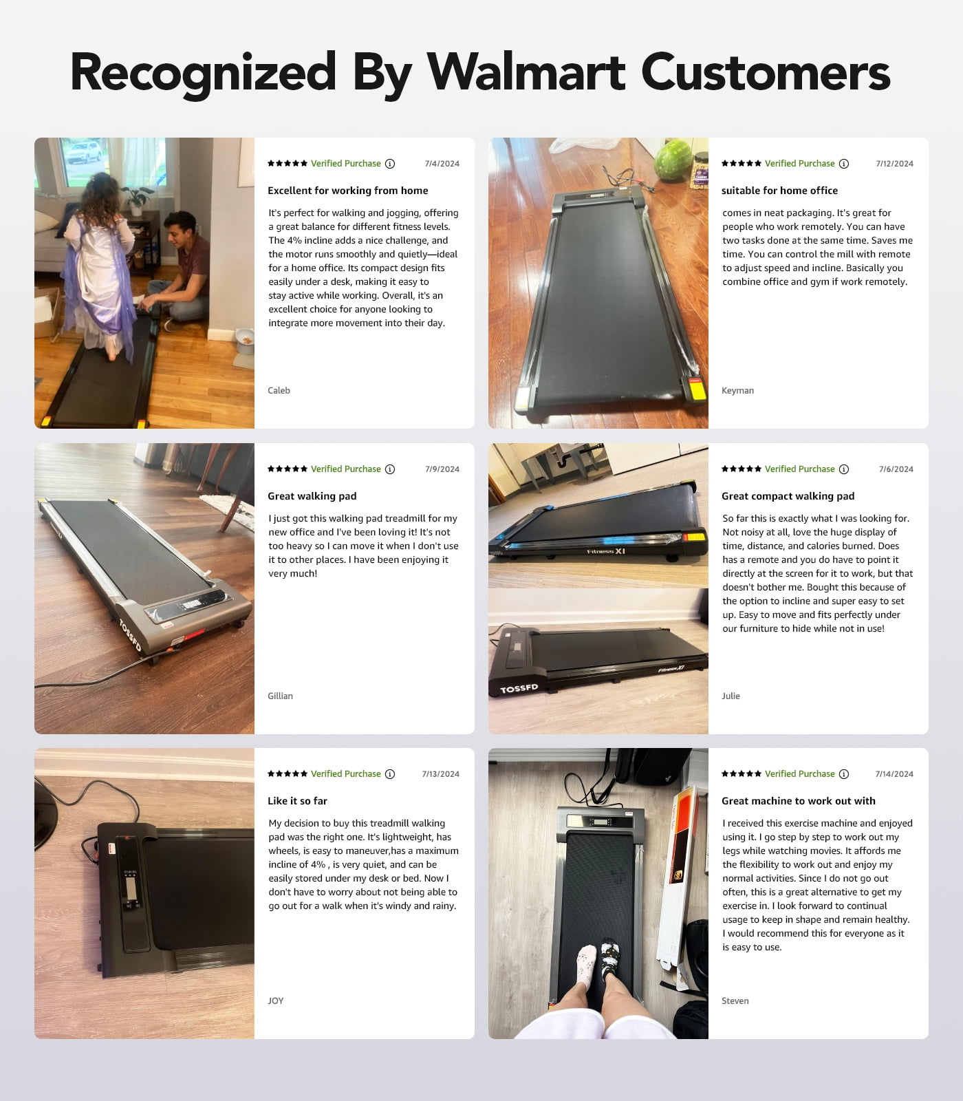 TOSSFD 2.5HP Walking Pad,38.6"*15.7"Walking Area,0.5-3.8MPH Under Desk Treadmill for Home/Office, Walking Jogging Machine with 280 lbs Weight Capacity,X2 - Image 10