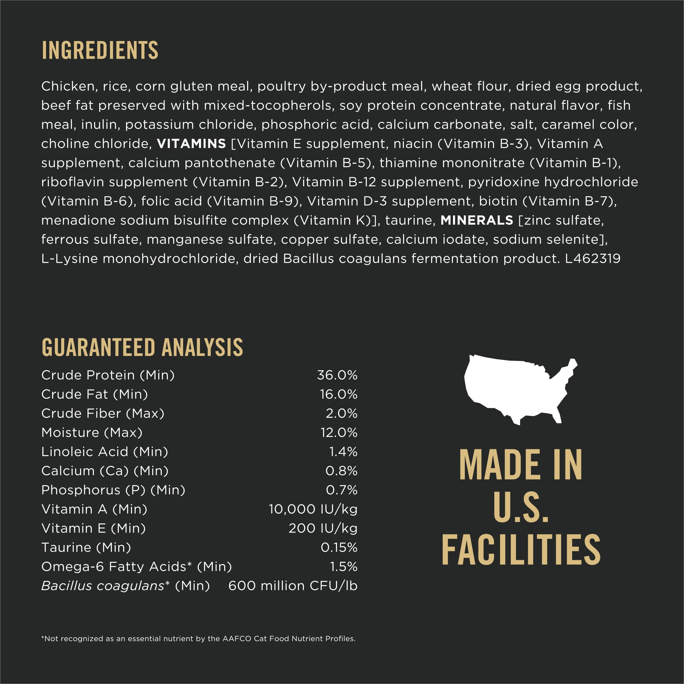 Purina Pro Plan Complete Essentials Dry Cat Food, Chicken & Rice, 16 lb Bag - Image 10