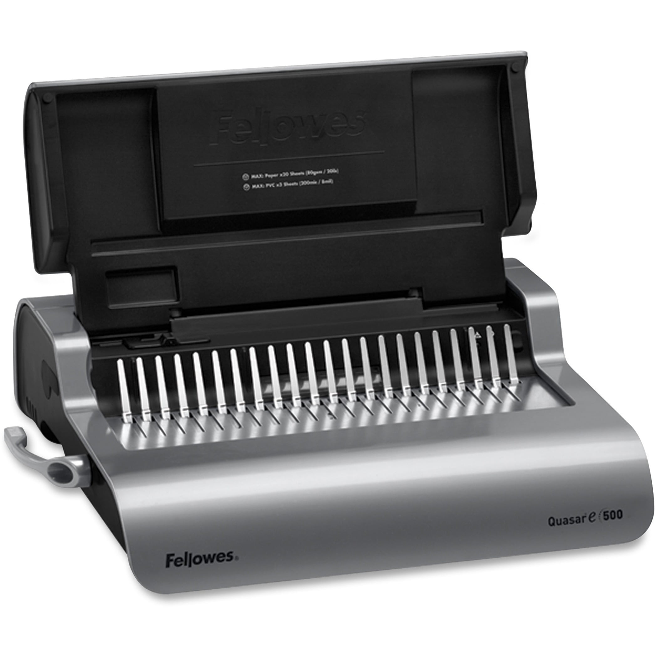 Fellowes Quasar Electric Comb Binding Machine 25 Sheets Punched, Grey - Image 5