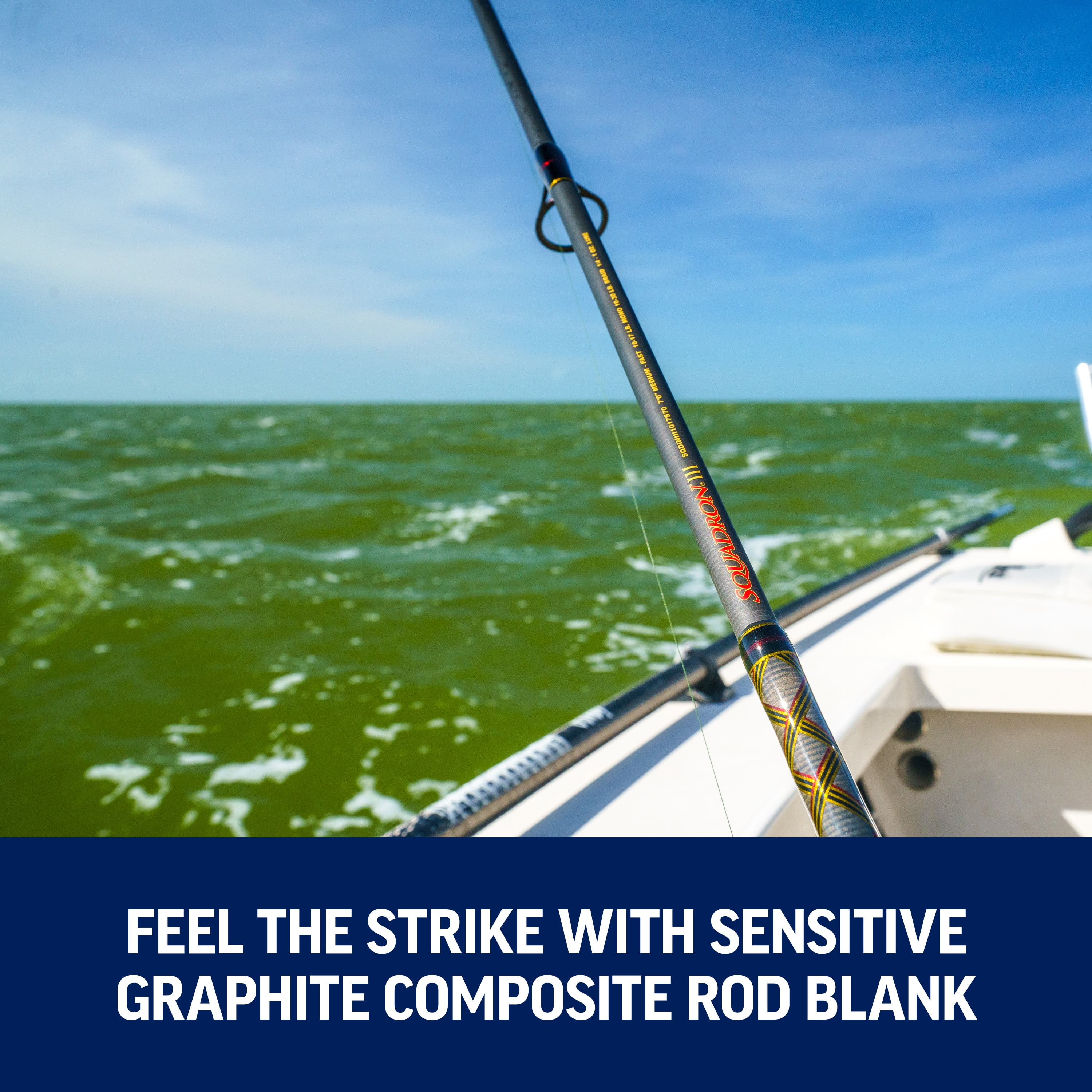 PENN Squadron® III Inshore Spinning Rod, 7' Medium Light Fishing Rod - Image 4