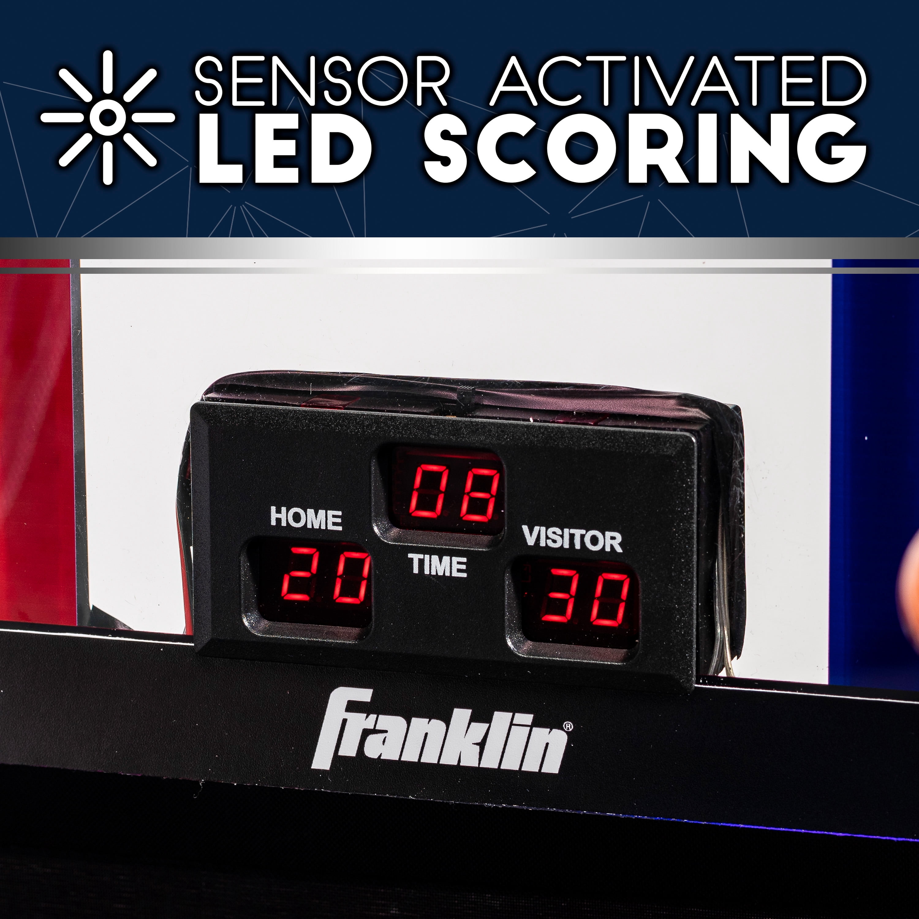 Franklin Sports Arcade Indoor Basketball Shootout Game - Foldable - 60" x 60" x 36" - Image 8