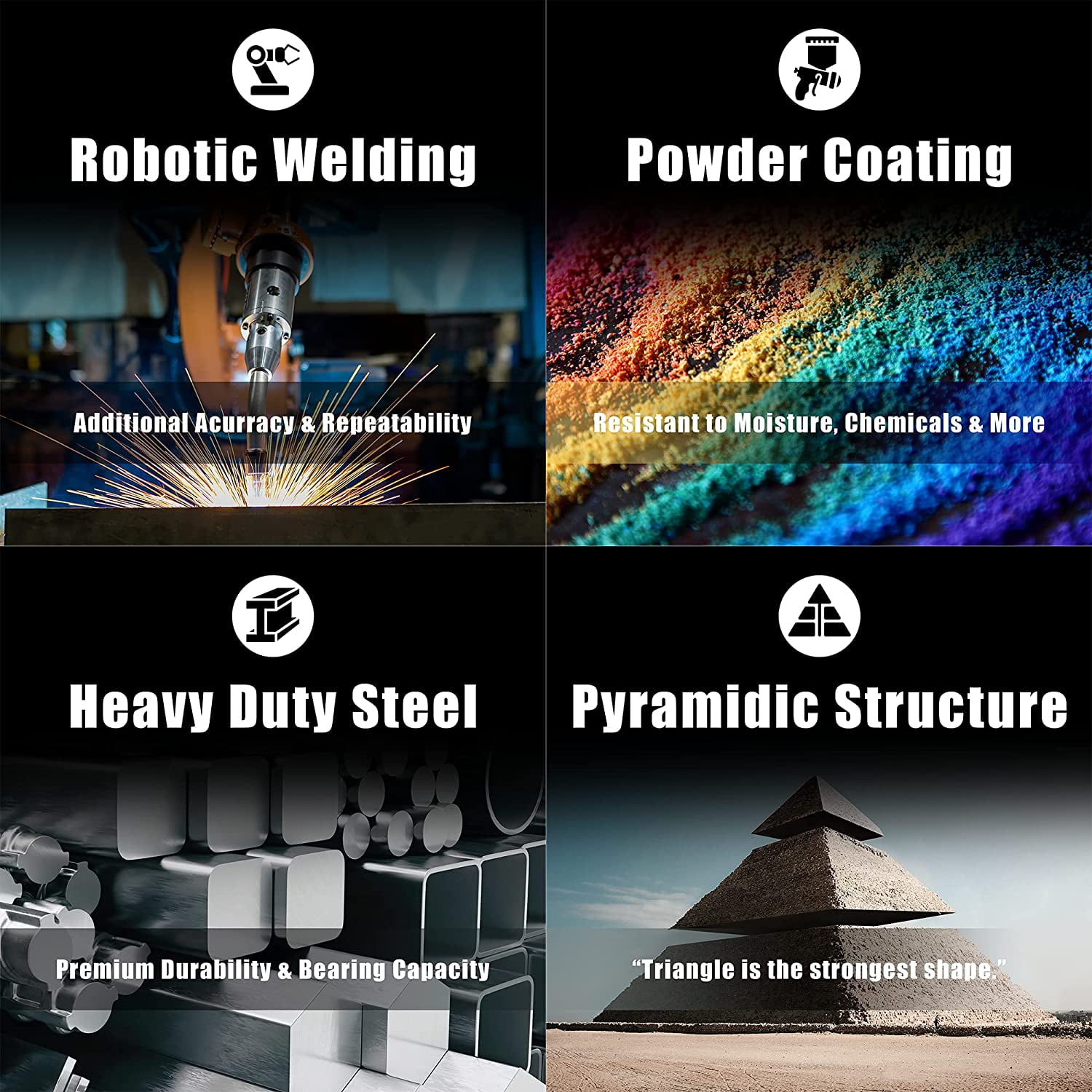 Torin BIGRED DT46002A 6 Ton Jack Stands: Double Locking,1 Pair - Image 5