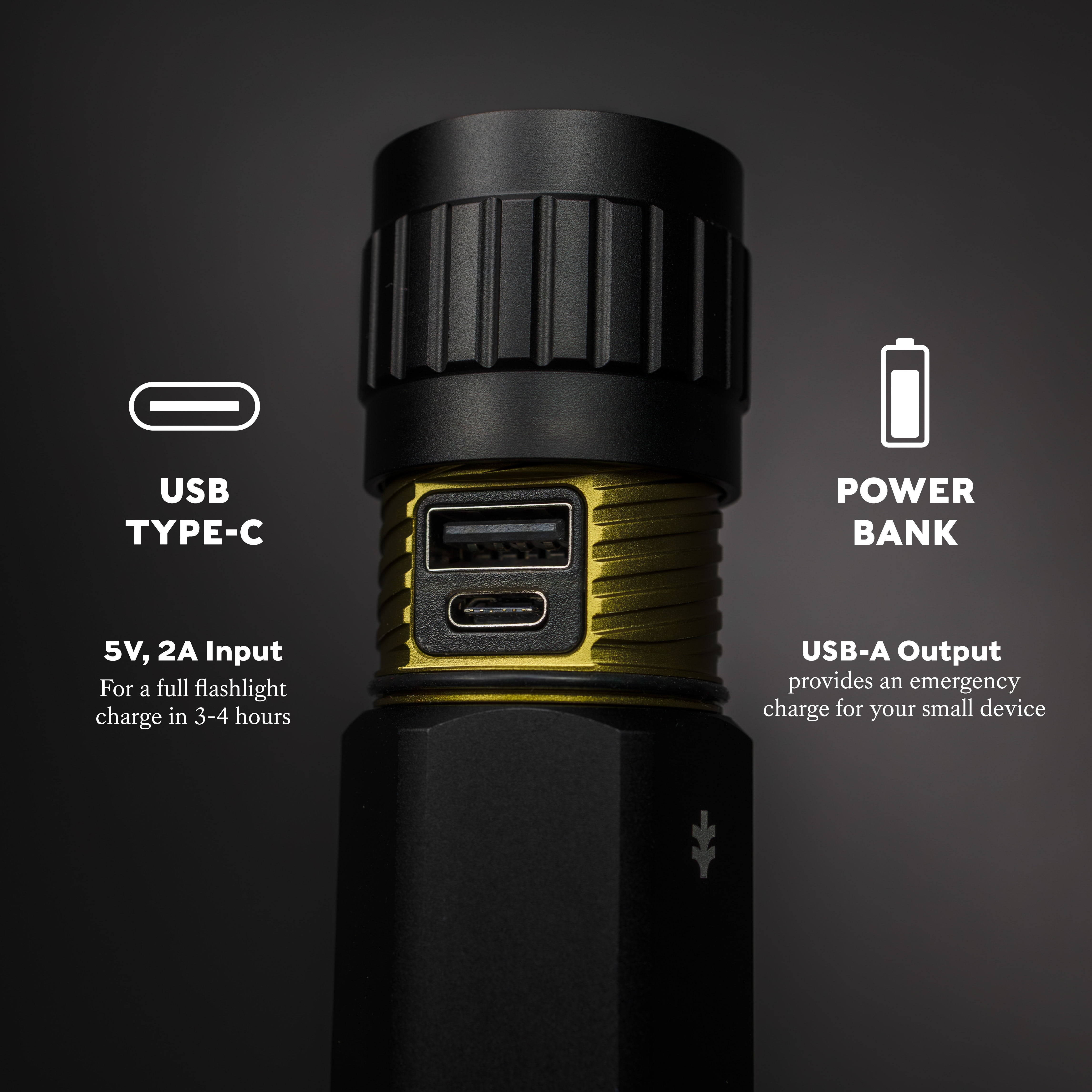 Swiss Tech Erhellen 20, 20000 Lumen Rechargeable LED Flashlight with USB-C, IP67 - Image 10