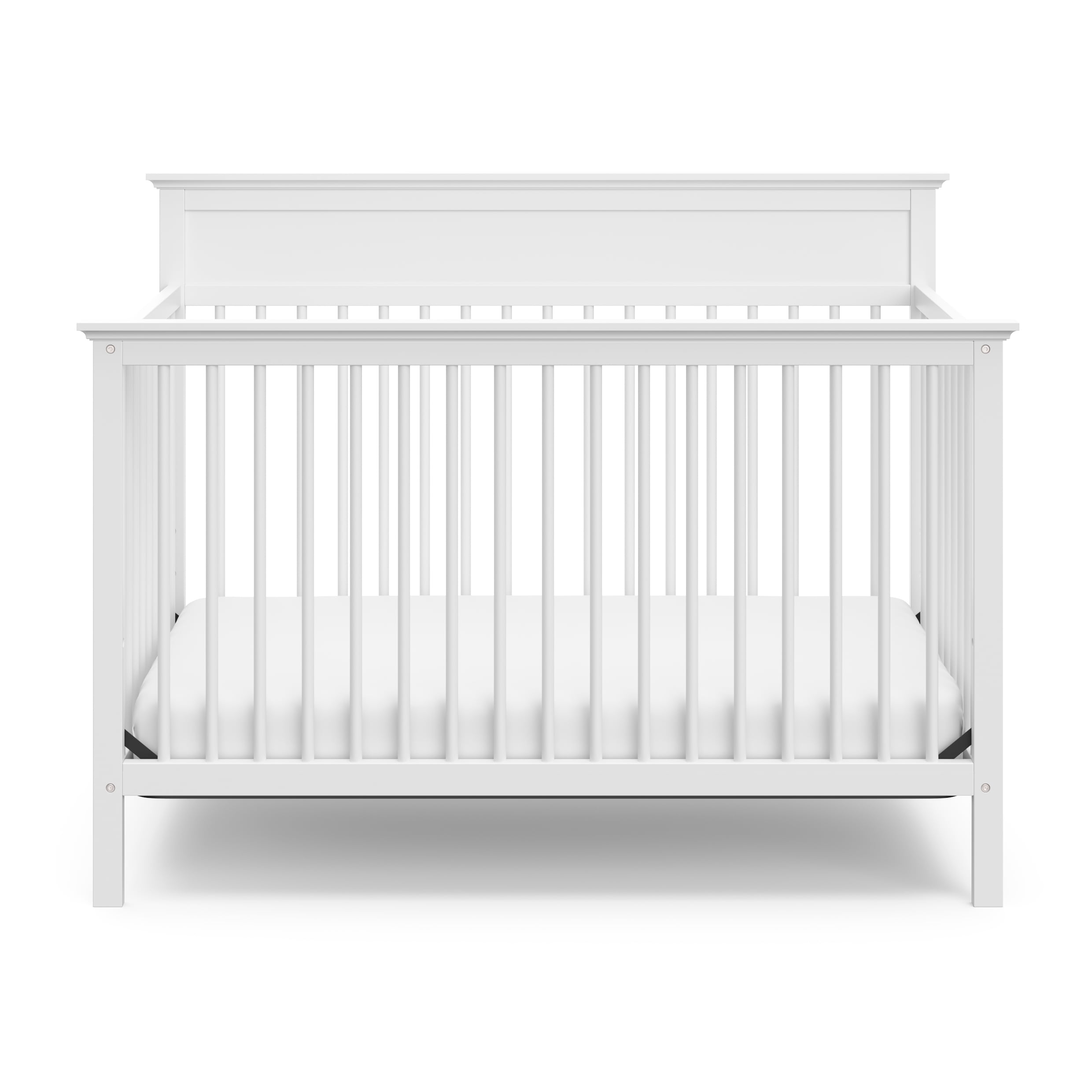 Storkcraft Horizon 5-in-1 Convertible Baby Crib, White - Image 2