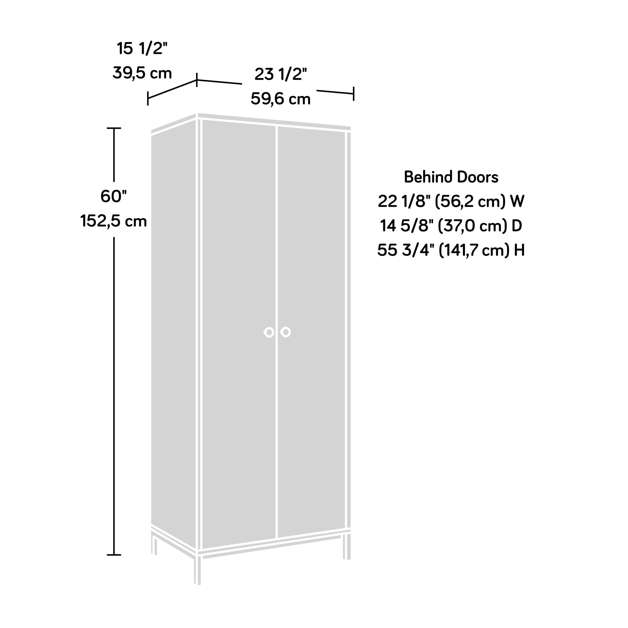 Sauder Curiod Storage Cabinet, Charter Oak Finish - Image 4