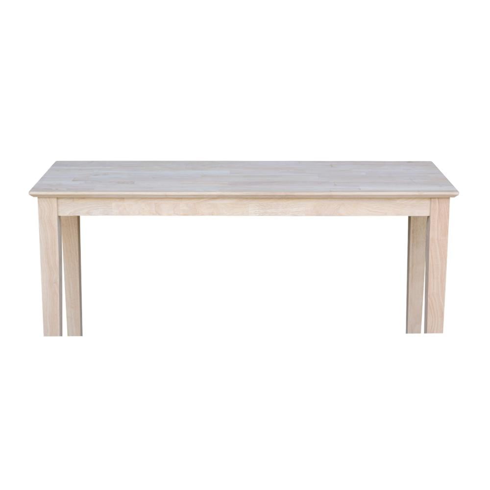 International Concepts Wood Shaker Console Table, Unfinished - Image 5
