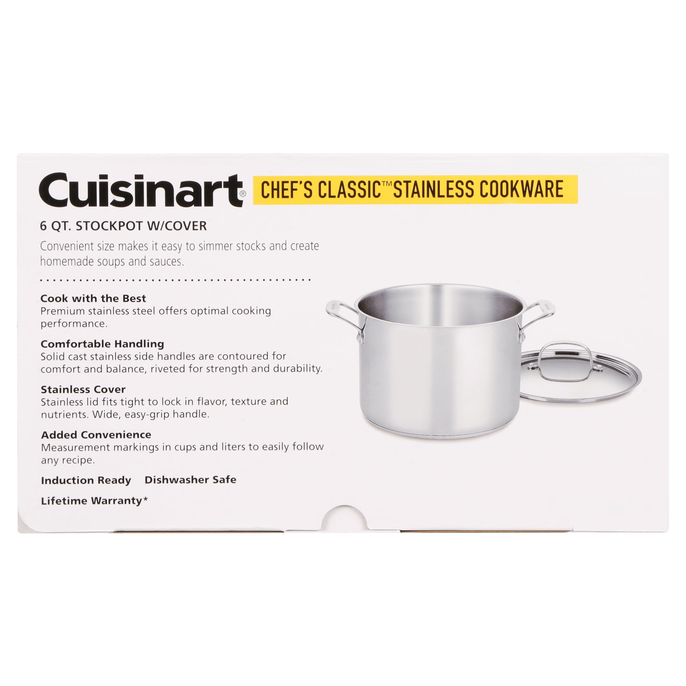 Cuisinart Chef'S Classic Stainless Steel 6 Qt. Sauce Pot W/Cover - Image 4