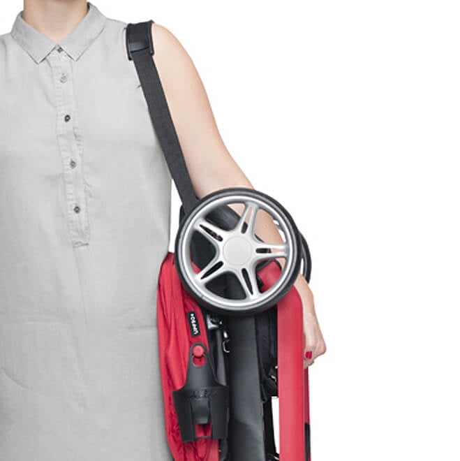 Larktale Chit Chat Compact Lightweight Travel Stroller, Mornington Grey - Image 2