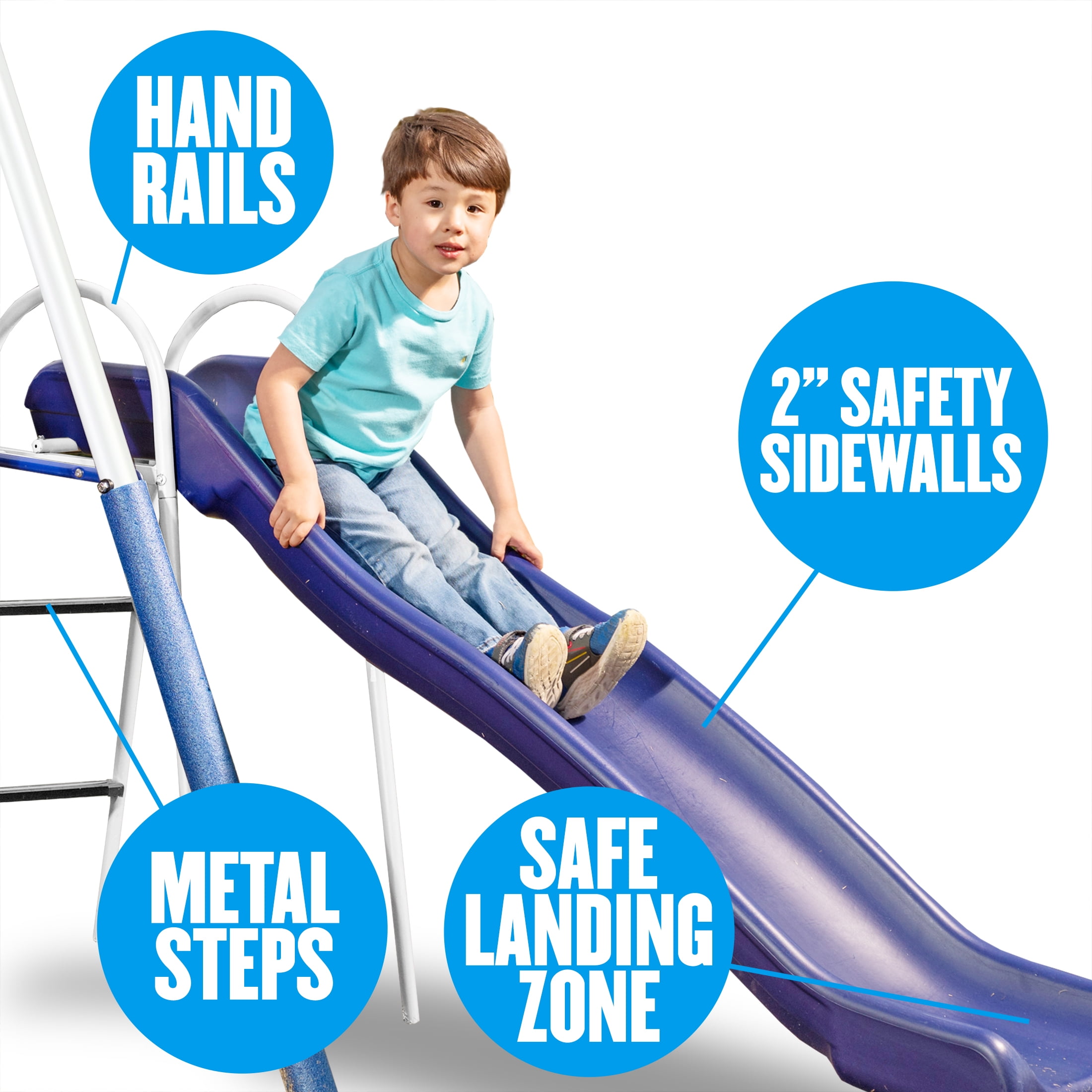 XDP Recreation All Star Playground Metal Swing Set for up to 7 Children - Image 5