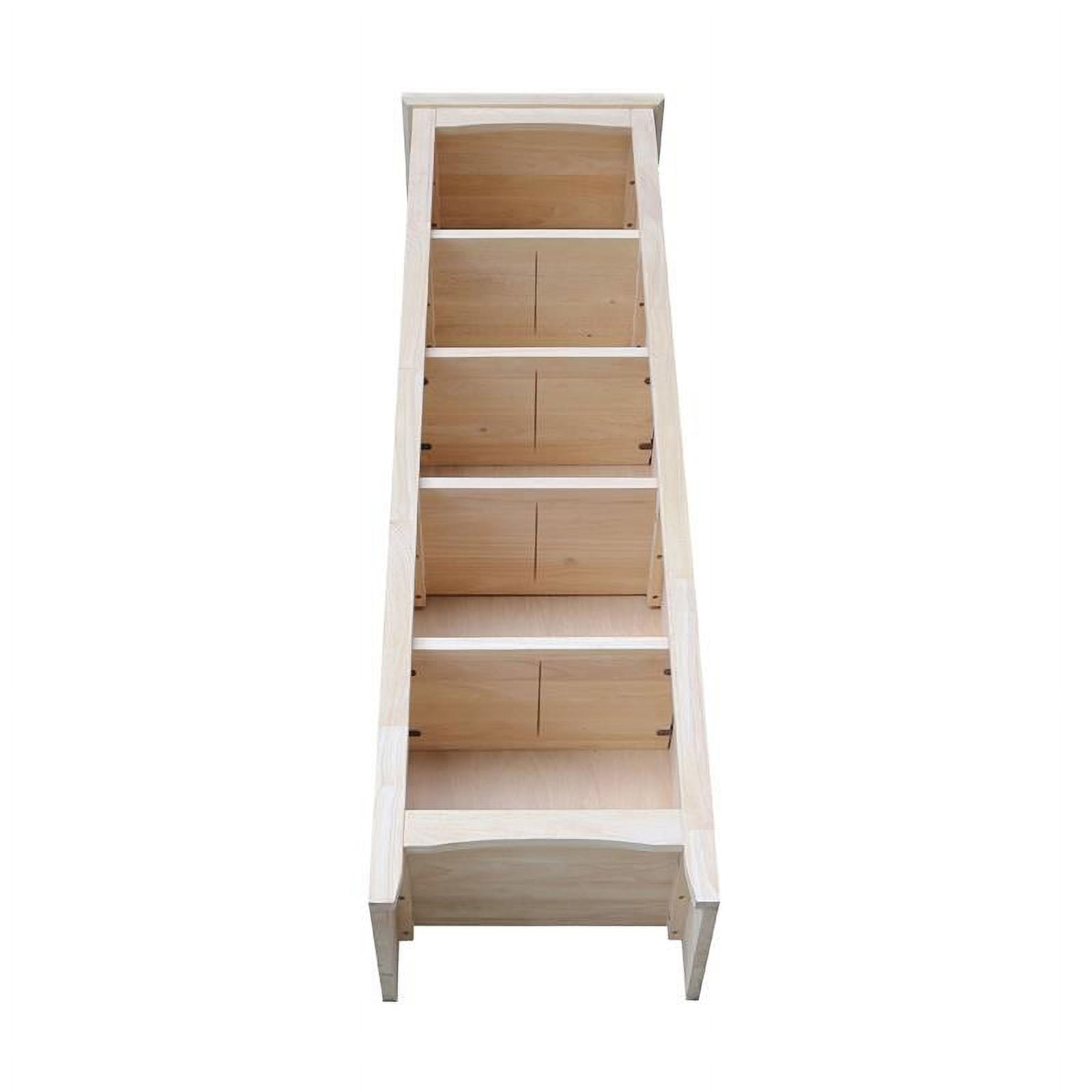 International Concepts Solid Wood Shaker Bookcase, 60 in H - Image 8