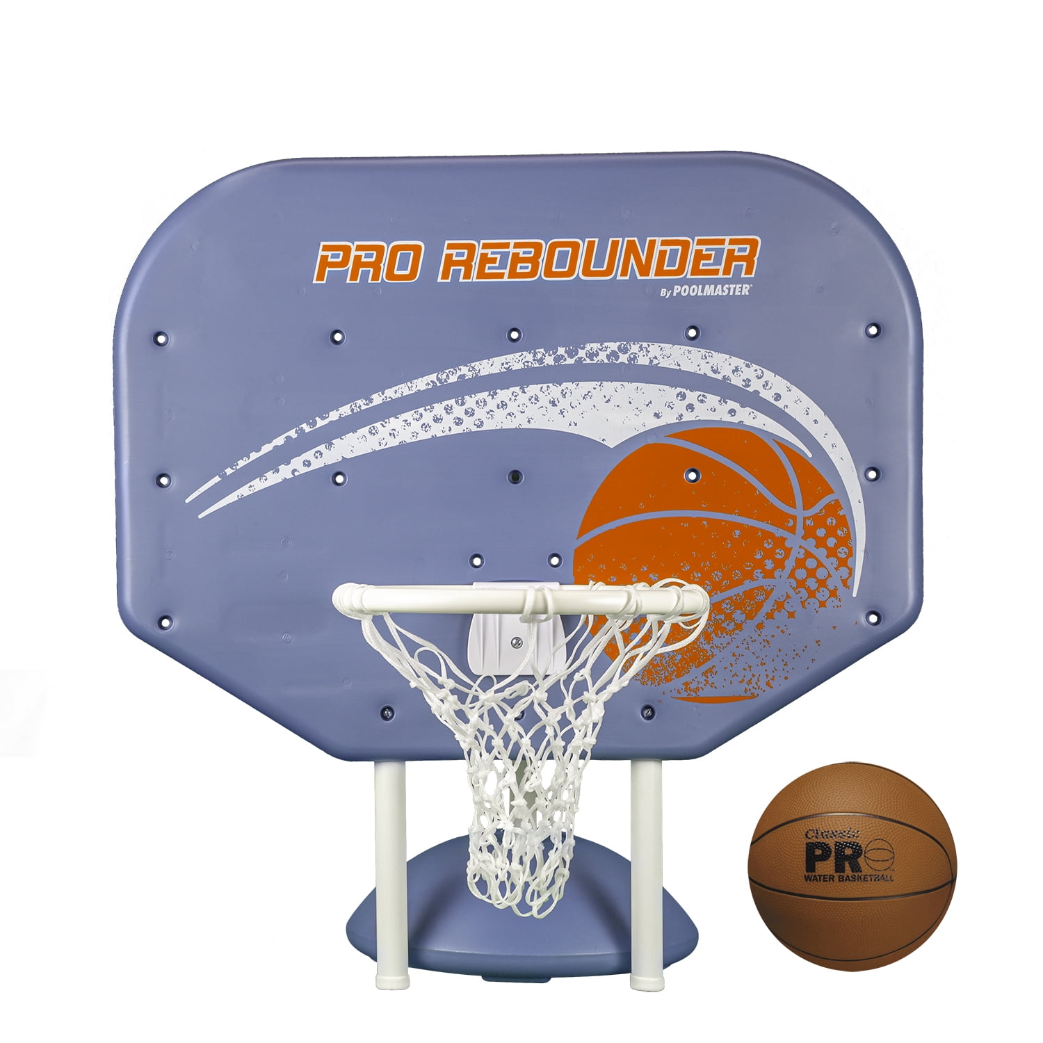 Poolmaster Pro Rebounder Poolside Basketball Net System Game with Ball & Needle - Image 8