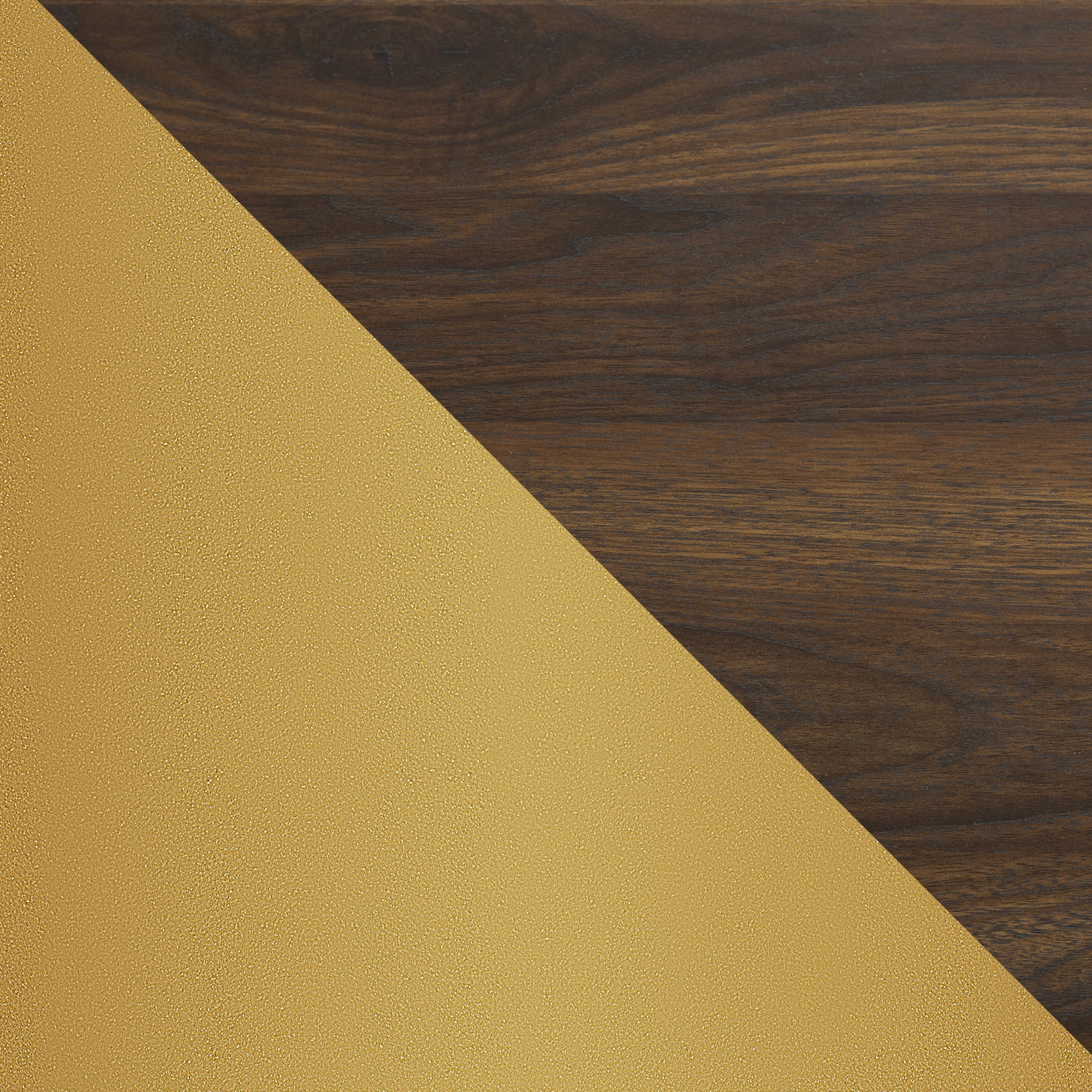 Walker Edison Glam Round End Table, Set of 2, Dark Walnut/Gold - Image 3