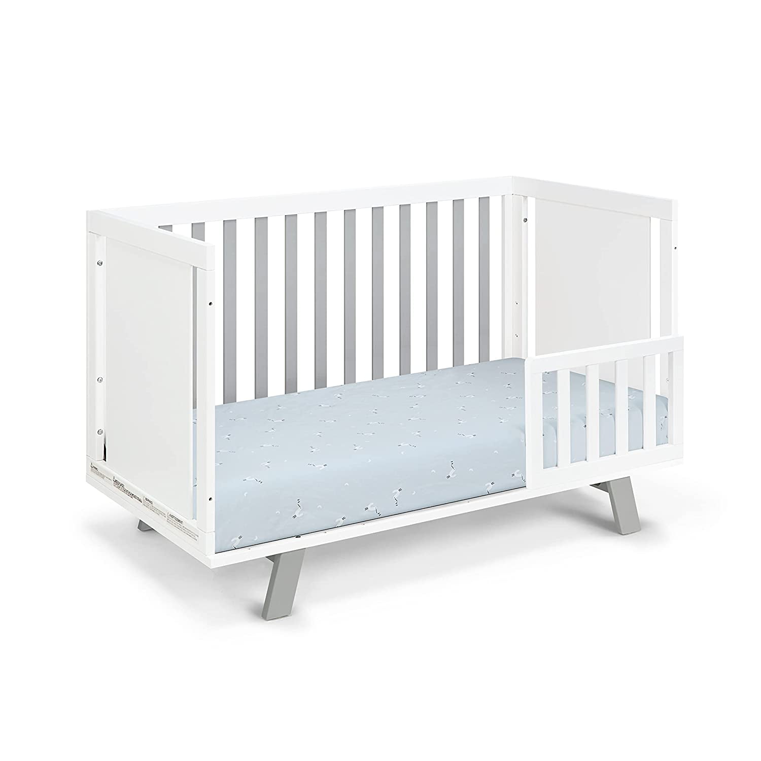 Suite Bebe Livia Crib, White & Gray - Image 7