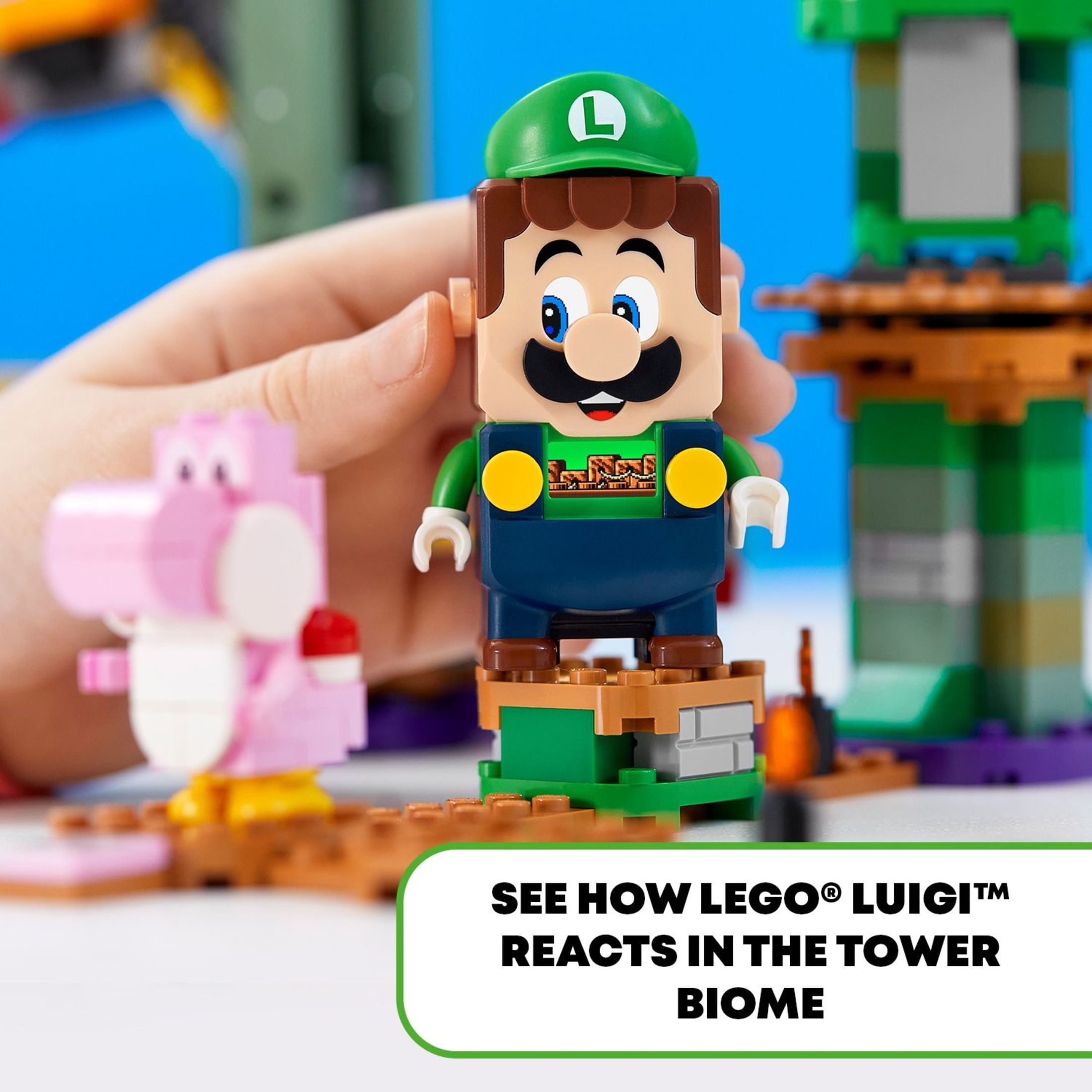 LEGO Super Mario Adventures with Luigi Starter Course 71387 Building Toy Playset (280 Pieces) - Image 3