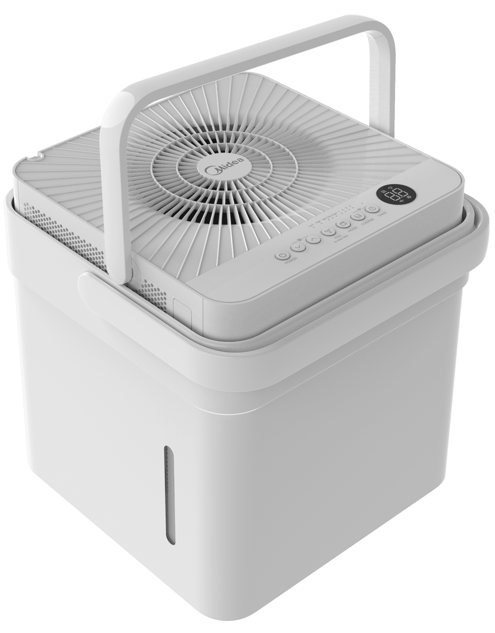Midea Cube Dehumidifier, 20 Pint, For Basements and Rooms Up To 2,000 Sq Ft, Auto Shut Off, Wi-Fi, White - Image 5