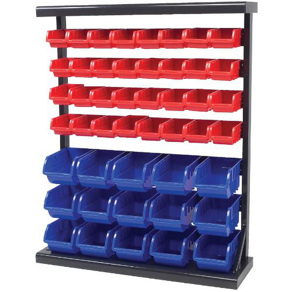 Wilmar Corp. / Performance Tool METAL STORAGE RACK W/PLASTIC STORAGE BINS - Image 2