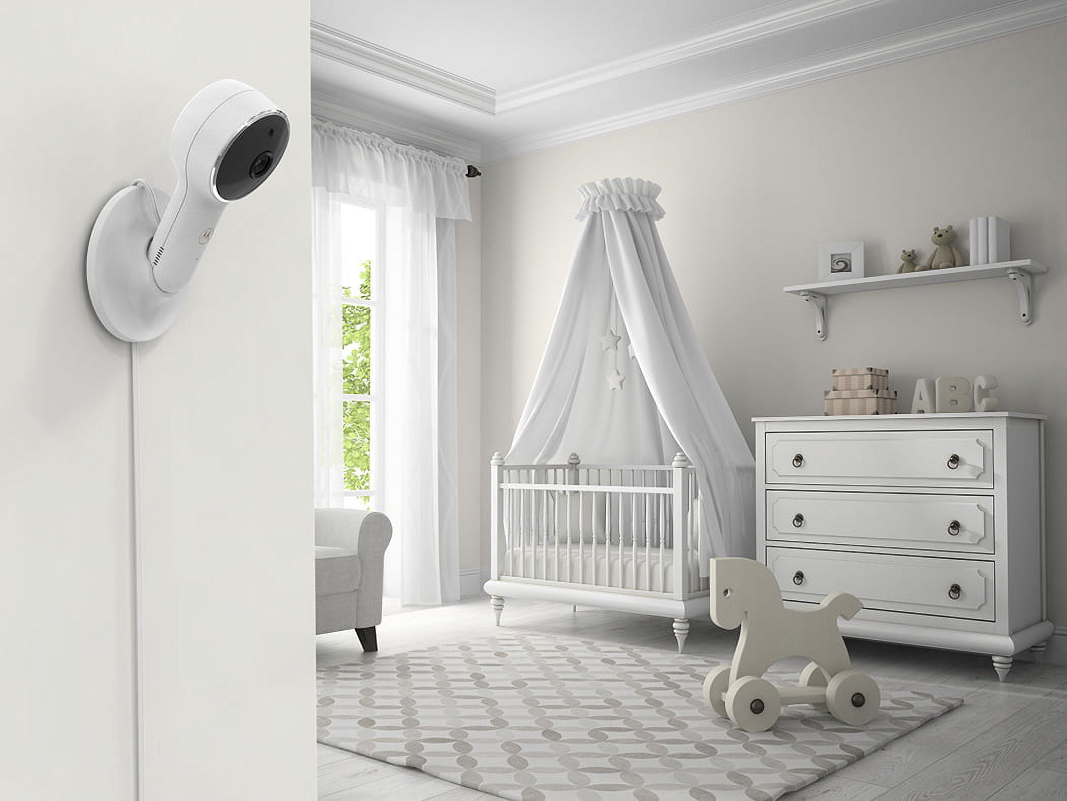 Motorola VM65 Connect 5" Full HD (1080p) Wi-Fi Video Baby Monitor | Secure Private Connection | 2-Way Talk - Image 8