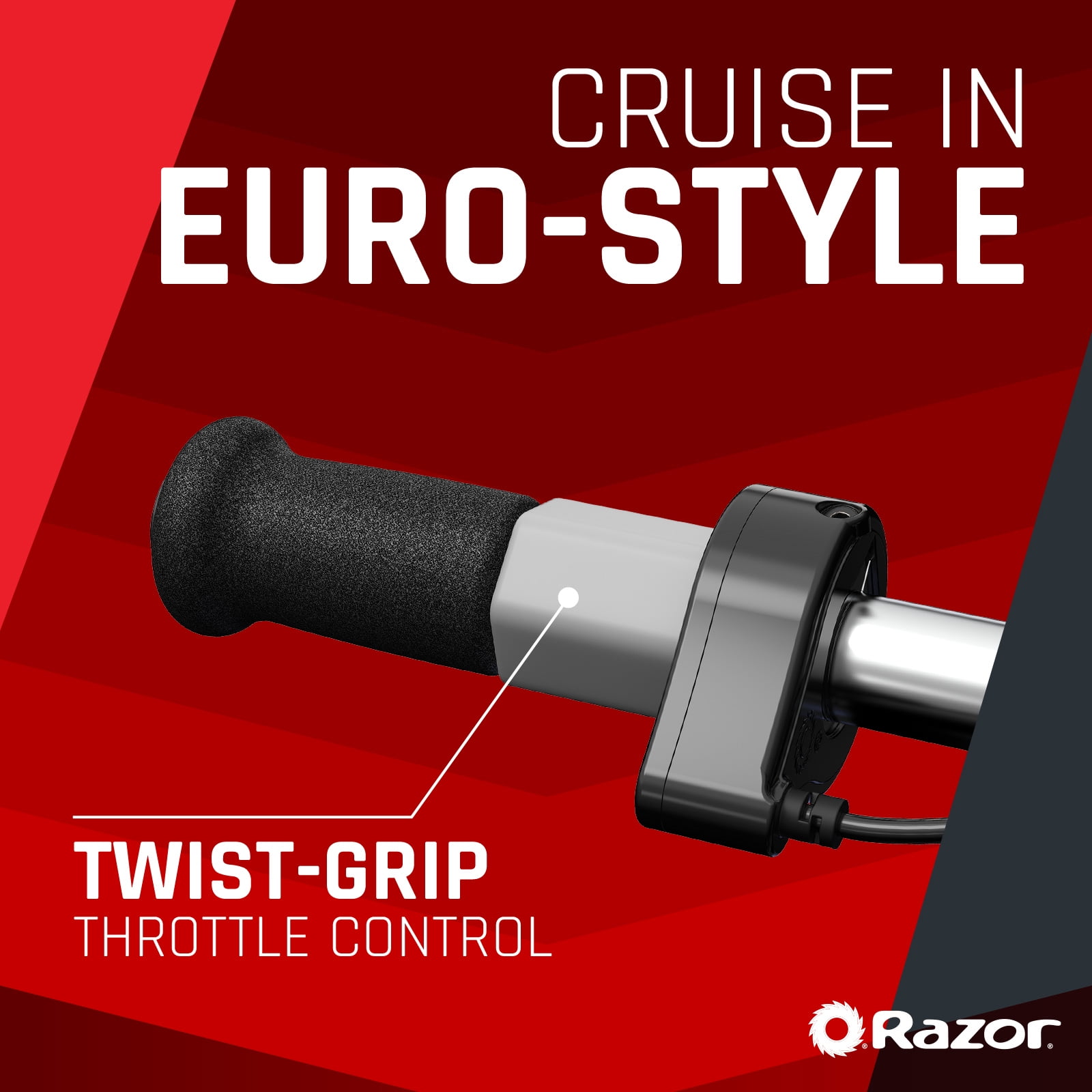 Razor Pocket Mod Petite - Purple, 12V Miniature Euro-Style Electric Scooter, up to 8 mph, for Ages 7+ - Image 11