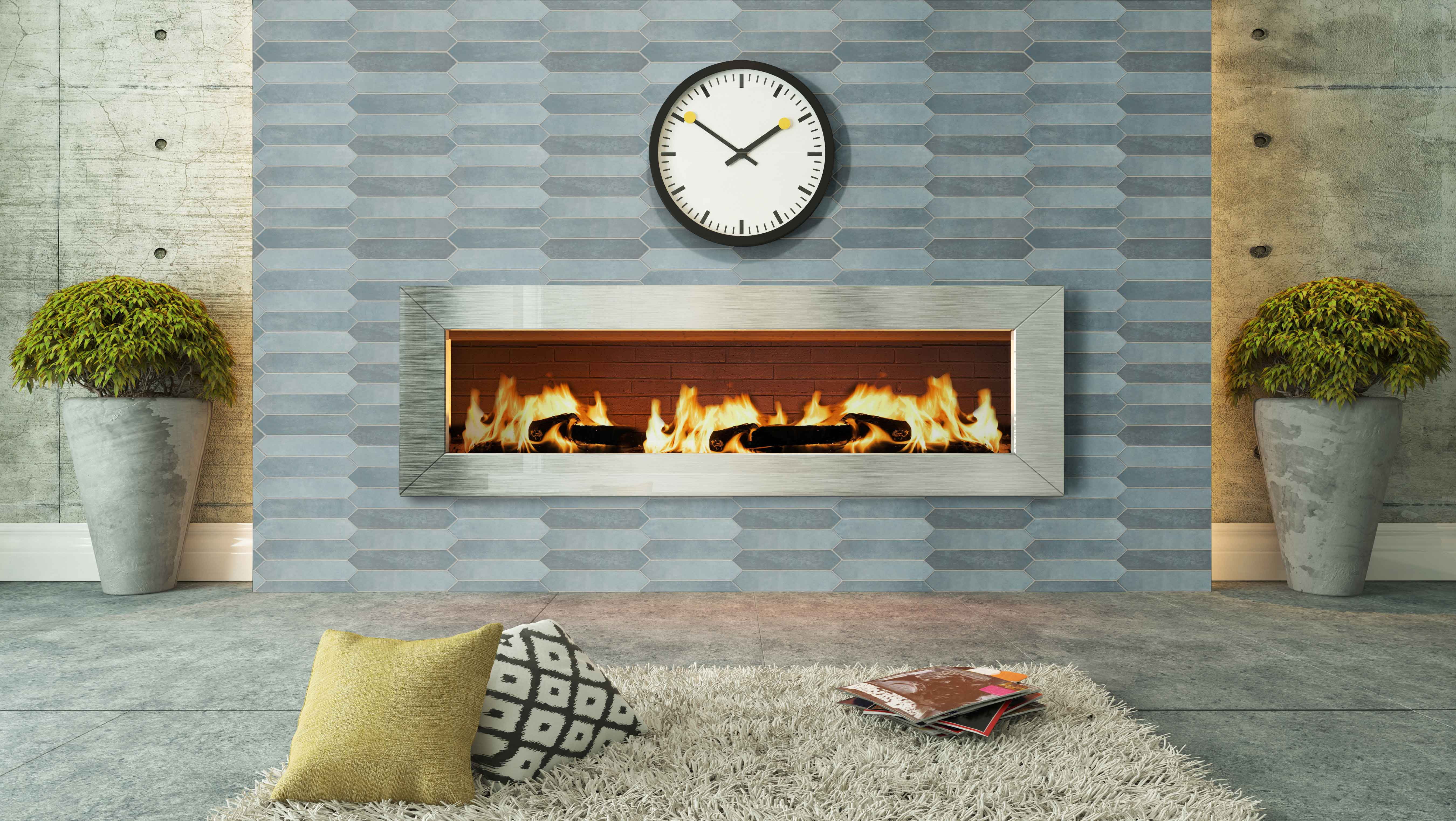 MSI Renzo Denim Picket 2.5 In. X 13 In. Glossy Ceramic Wall Tile (12.214 Sq. Ft./Case) - Image 4