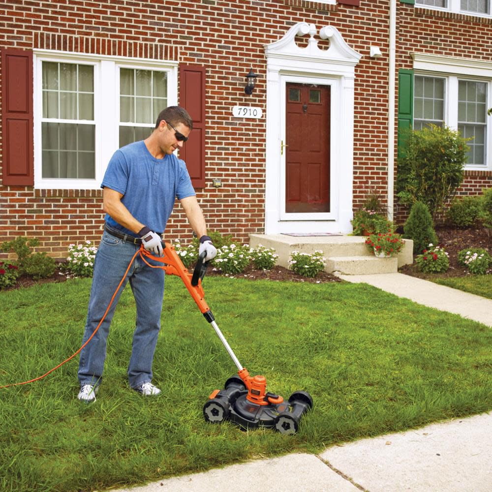 BLACK+DECKER 3-in-1 String Trimmer/Edger & Lawn Mower, 6.5-Amp, 12-Inch, Corded, (MTE912) - Image 6