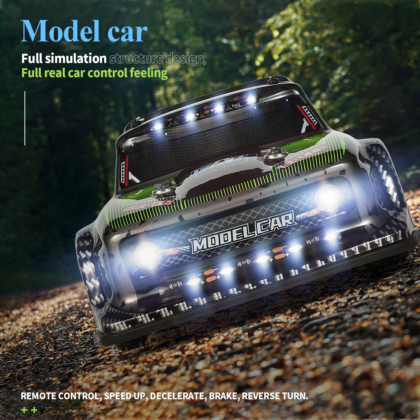 WLtoys 284131 RC Car 1/28 Short Truck Car 2.4GHz RC Race Car 30km/h High Speed Kids Gift RTR with Metal Chassis - Image 2