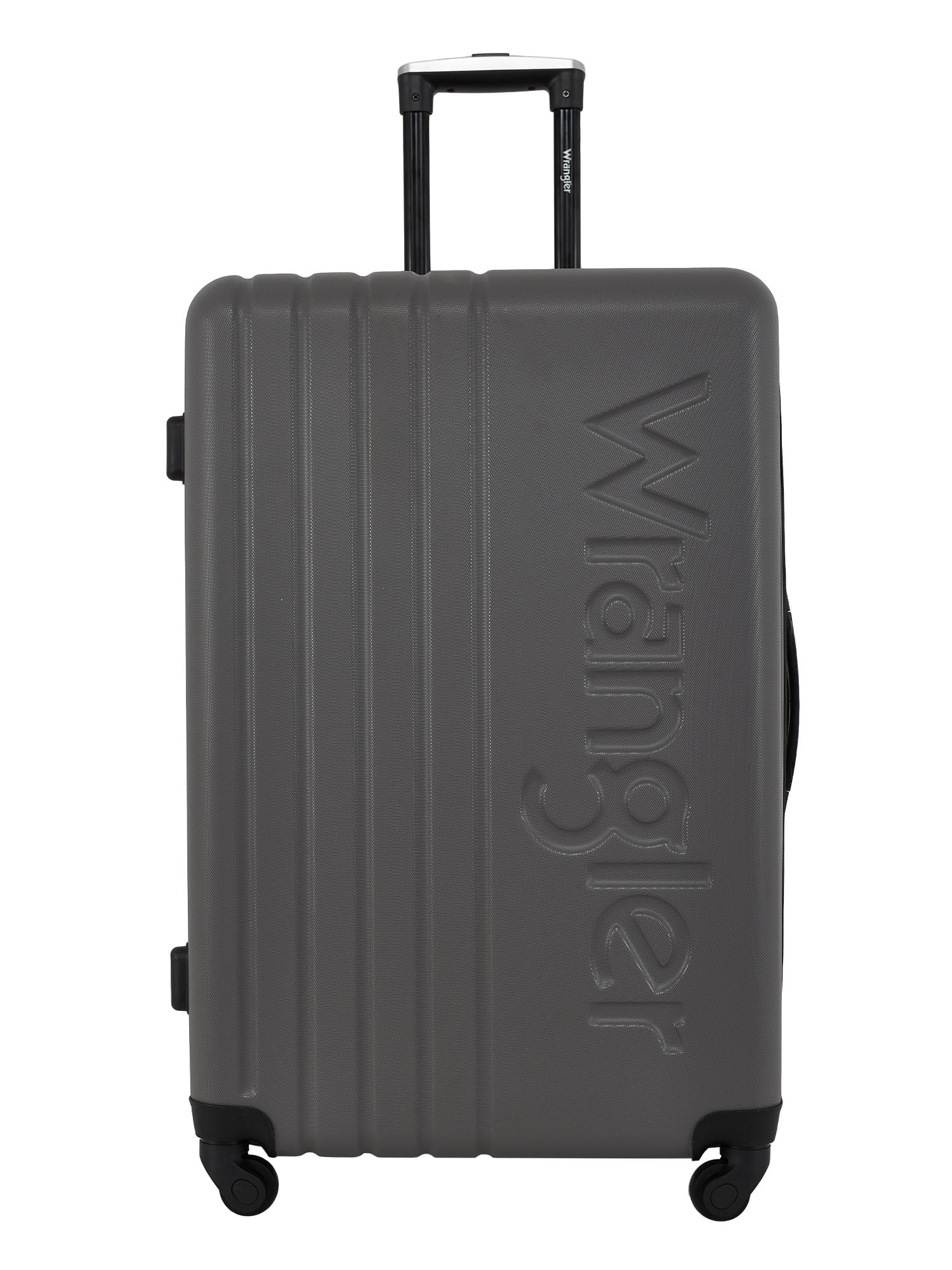 Wrangler 3-Piece Expandable Rolling Upright Luggage Set, Granite Gray - Image 2
