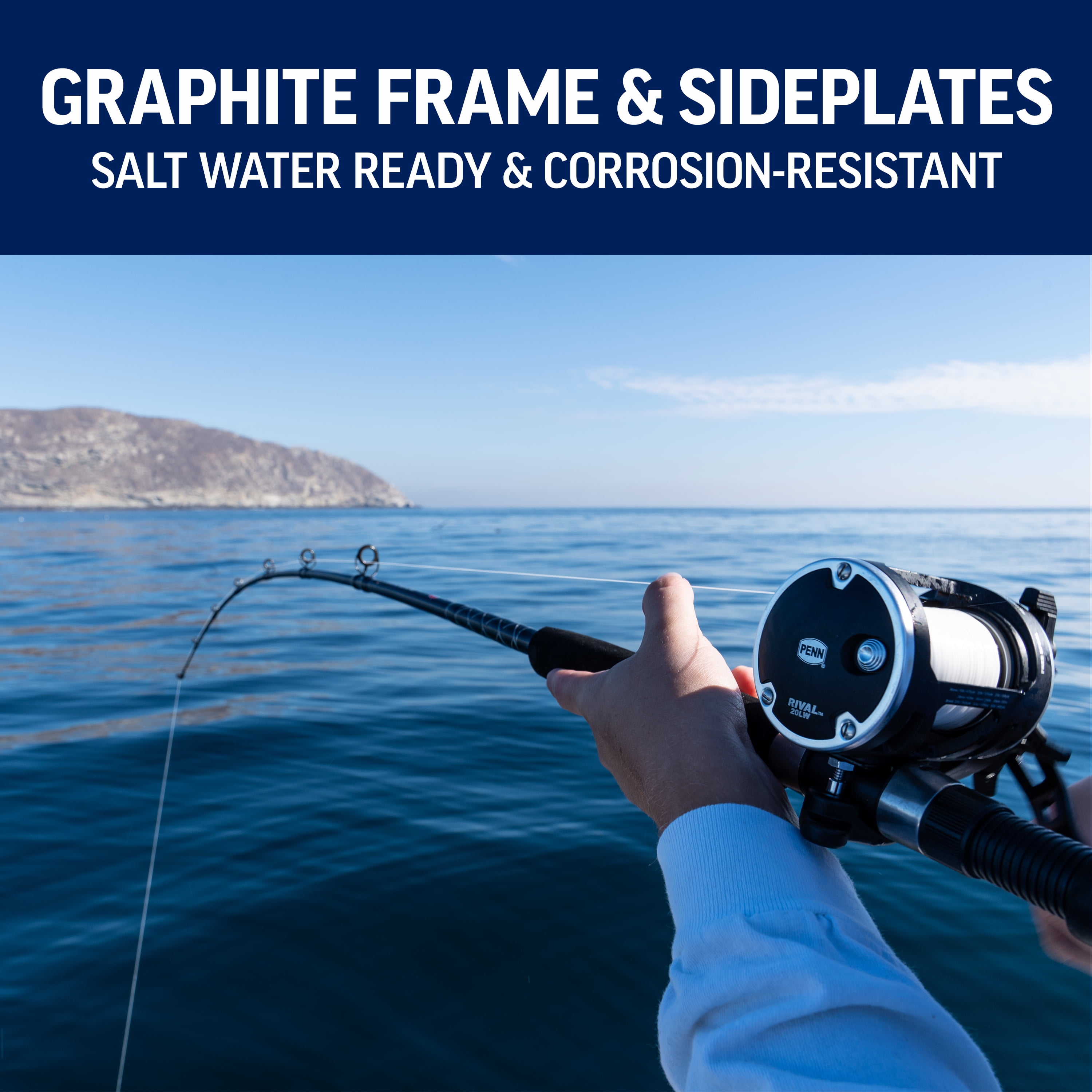 PENN Rival™ Level Wind Reel, 30 Size Fishing Reel - Image 2