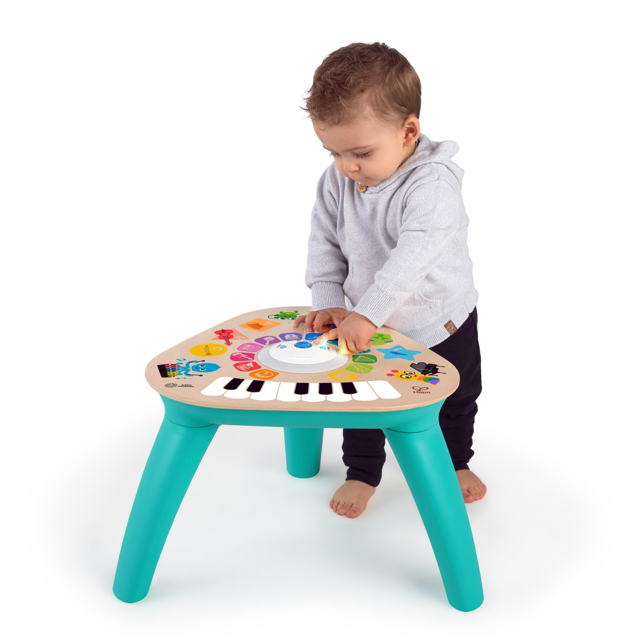 Baby Einstein Clever Composer Tune Table Magic Touch Electronic Wooden Activity Toddler and Baby Toy, Ages 6 months + - Image 2