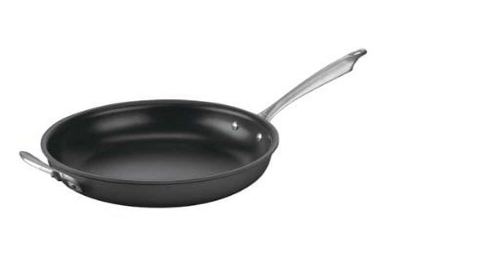 Cuisinart Dishwasher-Safe Hard Anodized 12" Open Skillet W/Helper - Image 2