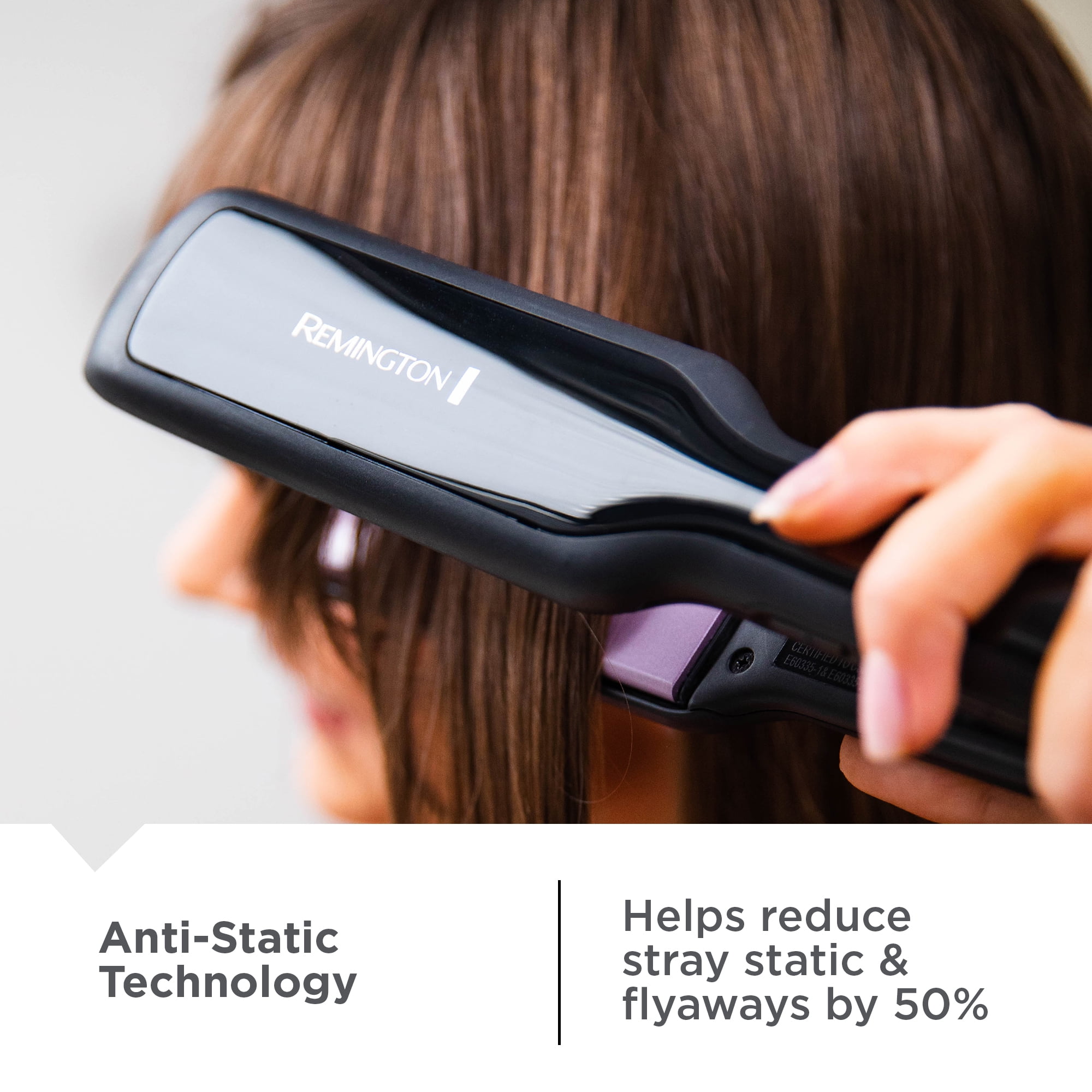 (2 pack) Remington 1 3/4" Titanium Flat Iron Hair Straightener, Anti-Static Technology - Image 5