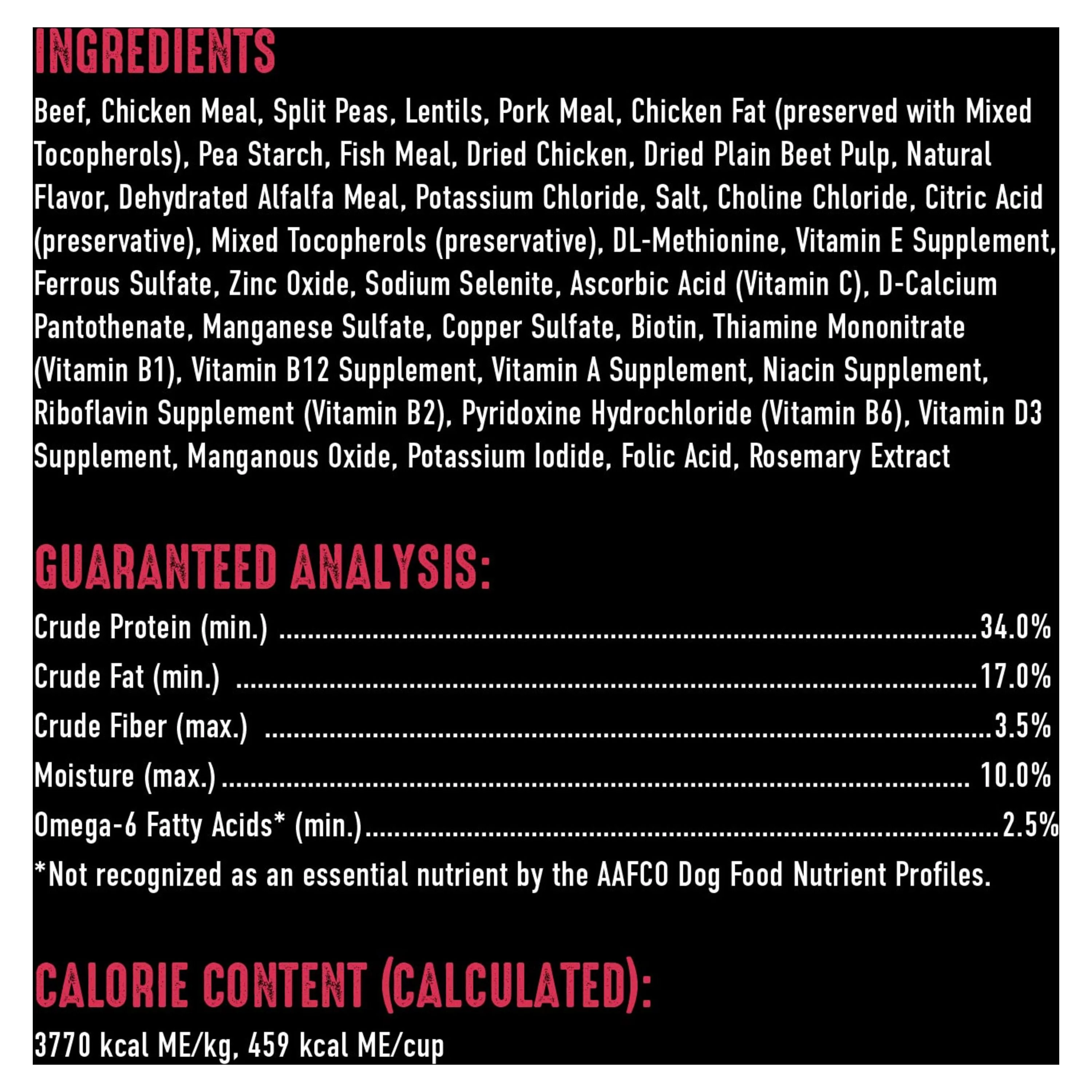 Crave Grain Free Adult Dry Dog Food With Protein From Beef, 22 Lb. Bag - Image 3