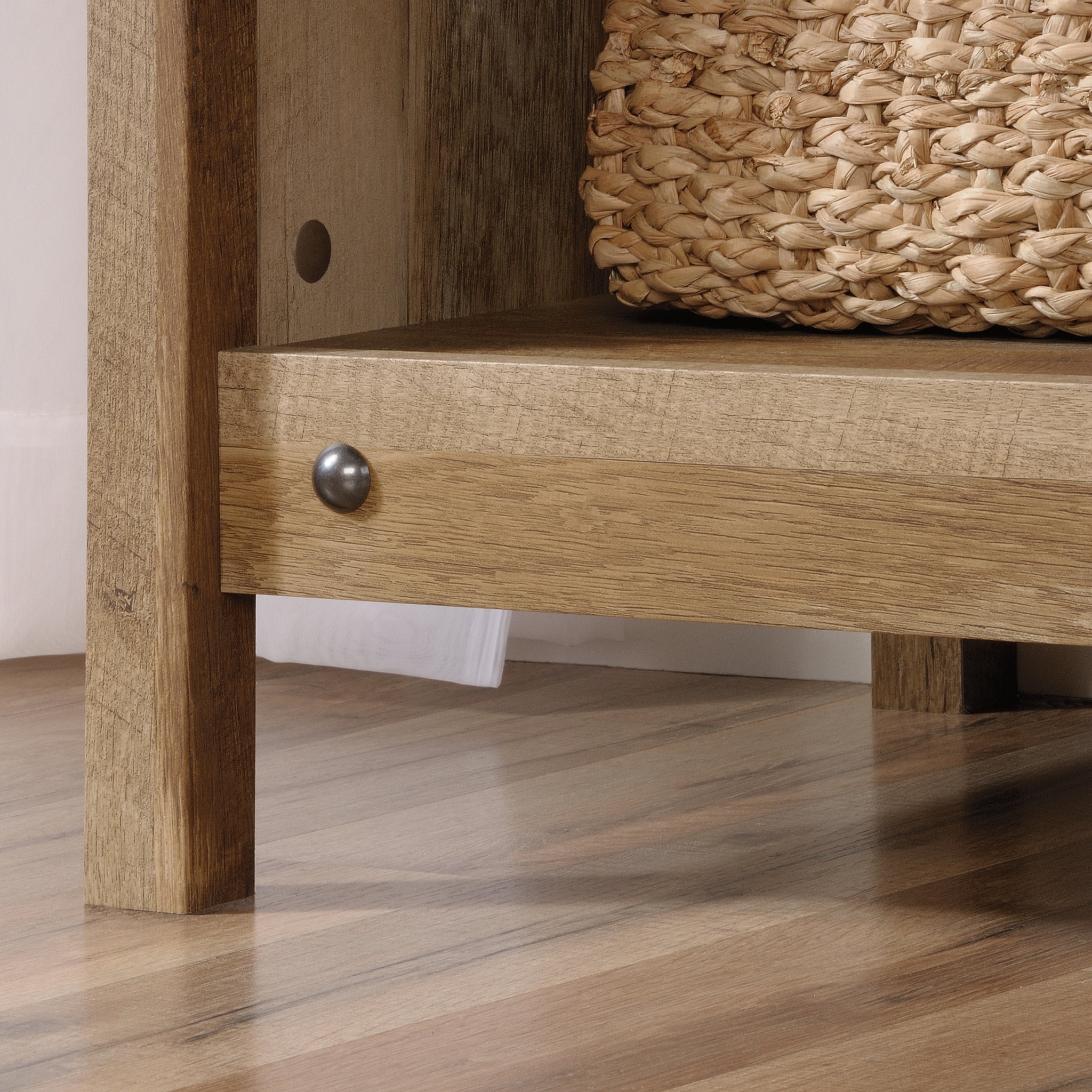 Sauder Adept 9 Cubby Storage Unit, Craftsman Oak Finish - Image 10