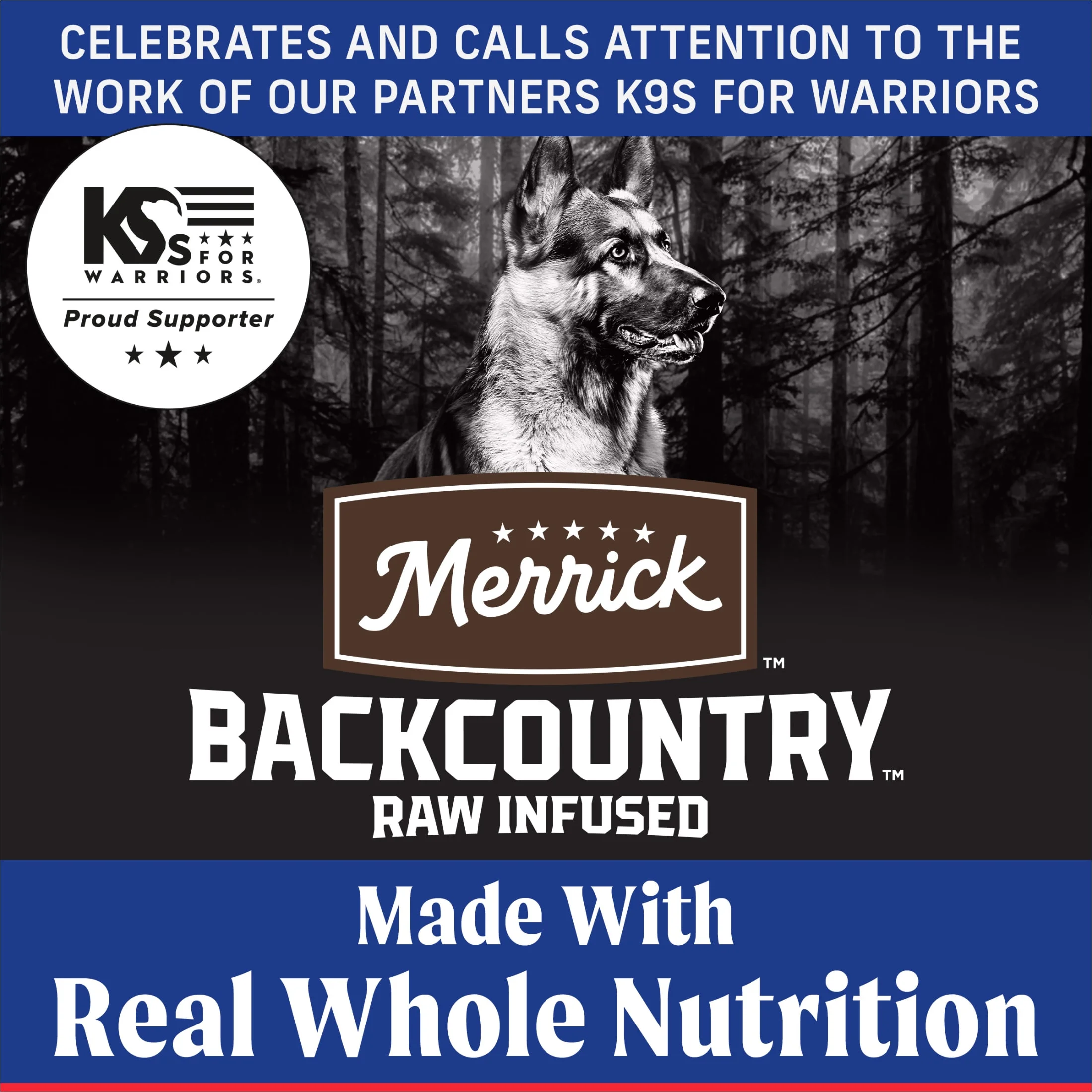 Merrick Backcountry Grain Free Dry Adult Dog Food, Kibble With Freeze Dried Raw Pieces, Hero’s Banquet Recipe, 20.0 lb. Bag - Image 2