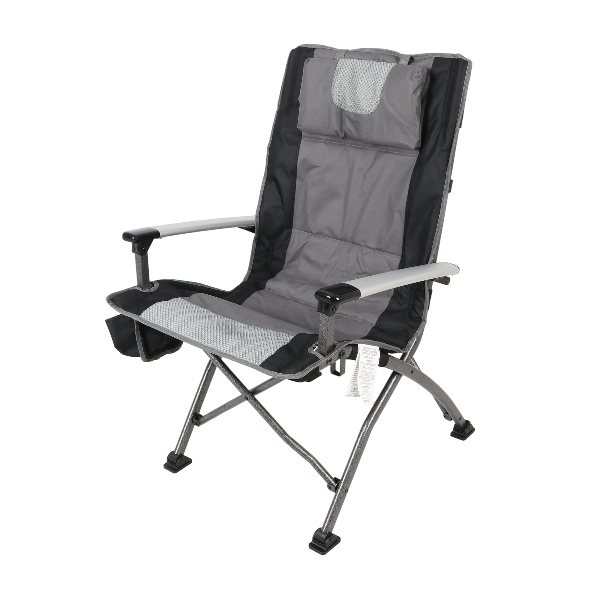 Ozark Trail High Back Camping Chair, Black, Adult - Image 10