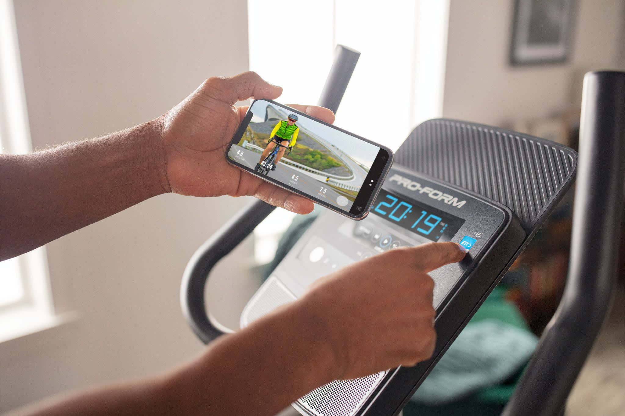 ProForm Cycle Trainer 300 Ci Upright Stationary Exercise Bike, Compatible with iFIT Personal Training - Image 46