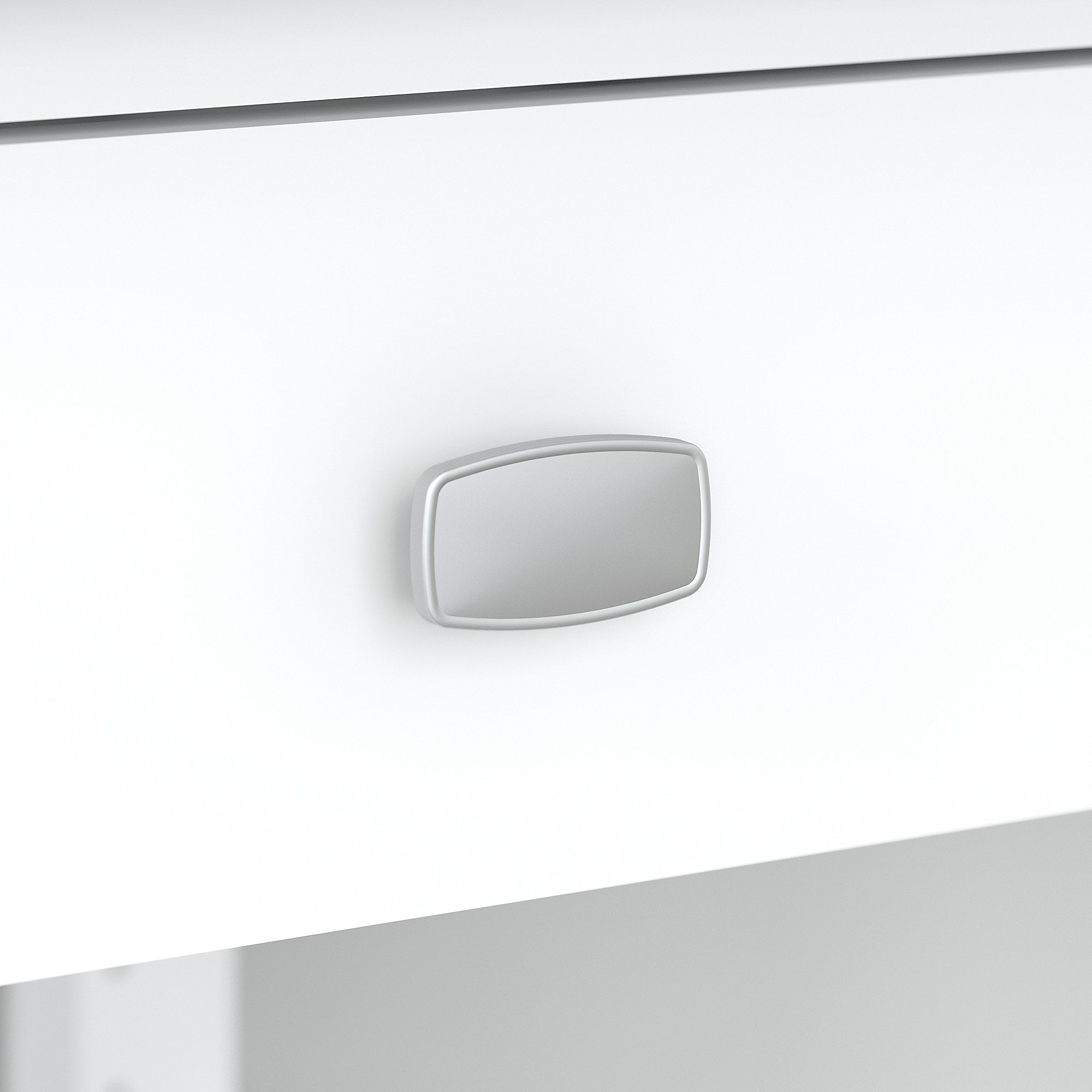 Broadview 60W L Shaped Computer Desk with Storage Drawer in White - Image 6