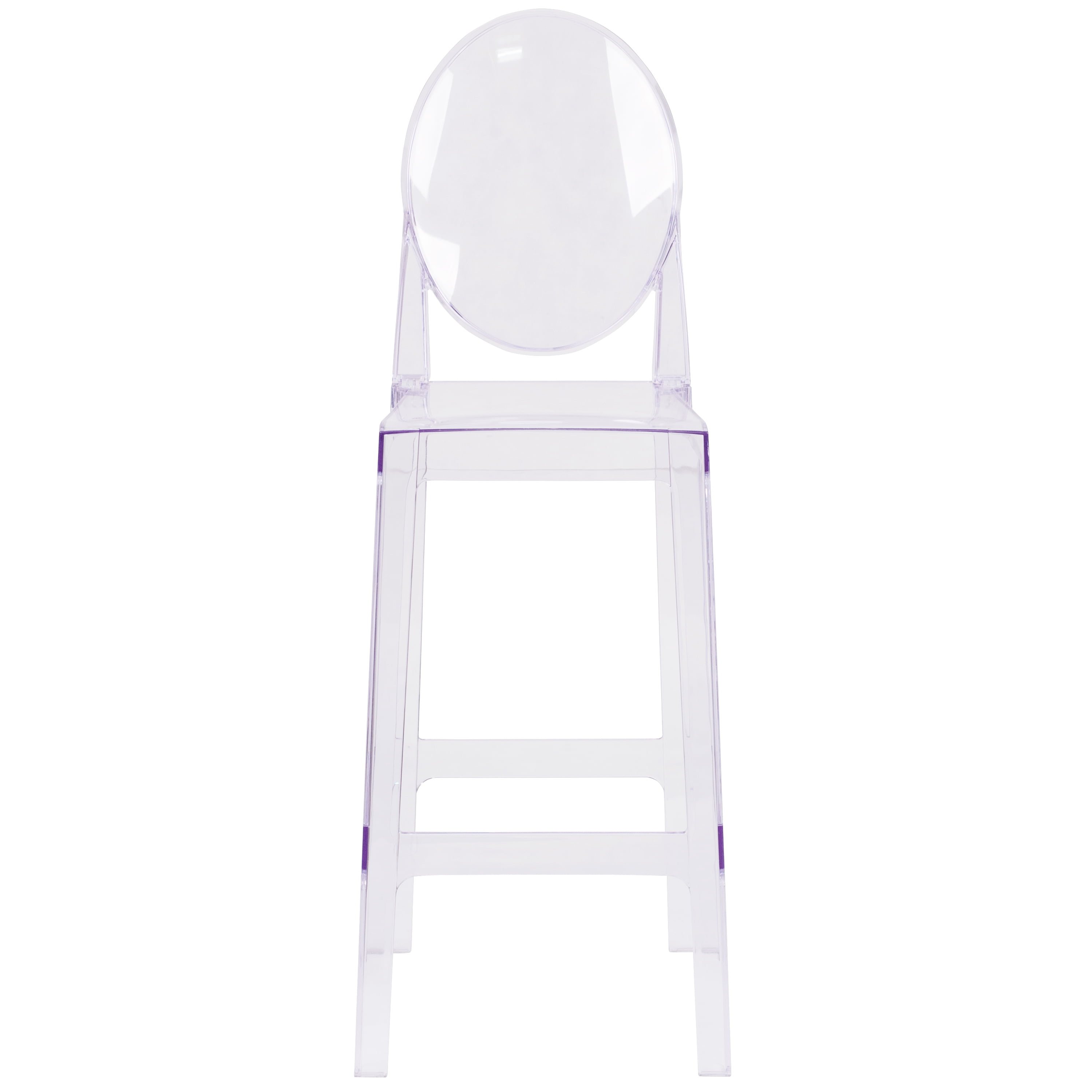 Flash Furniture Revna Ghost Barstool with Oval Back, Transparent Crystal - Image 7