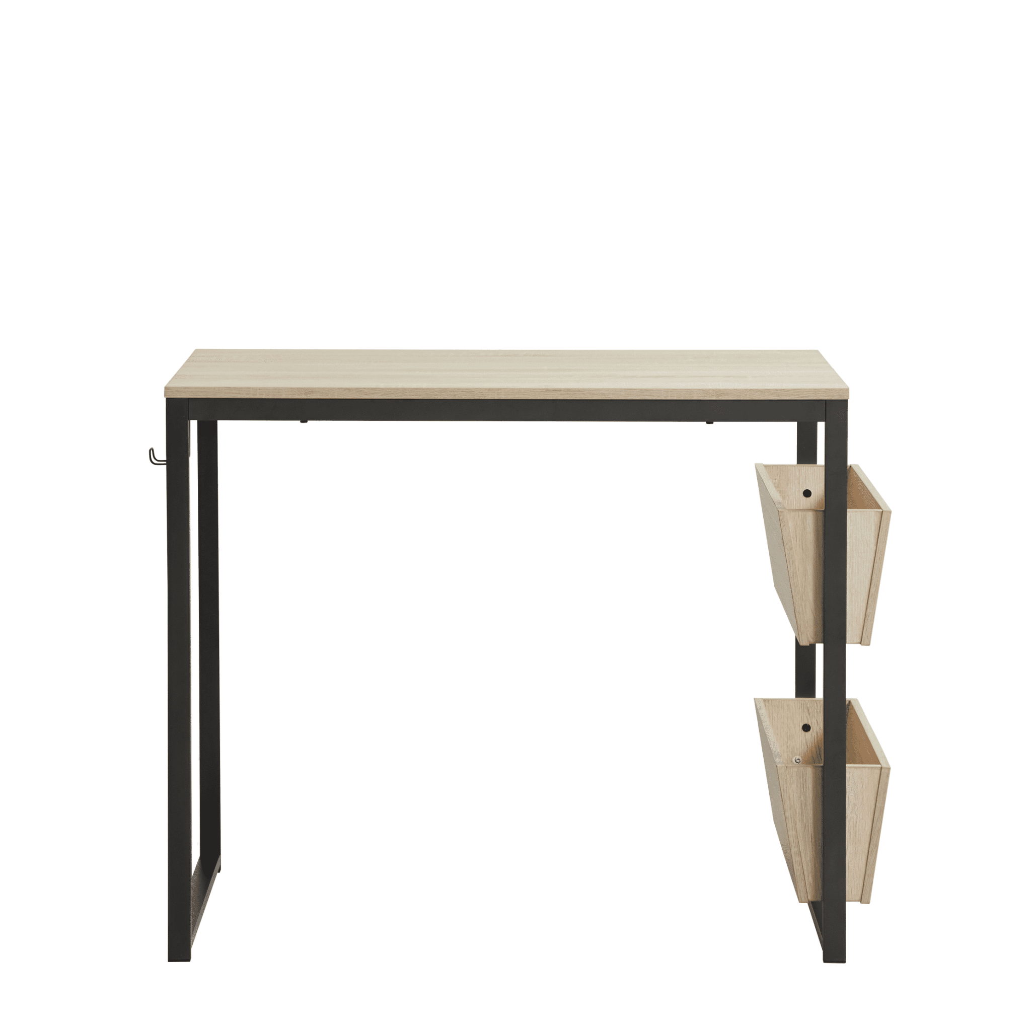 Caffoz Simple Computer Desk for Small Space, Natural - Image 6