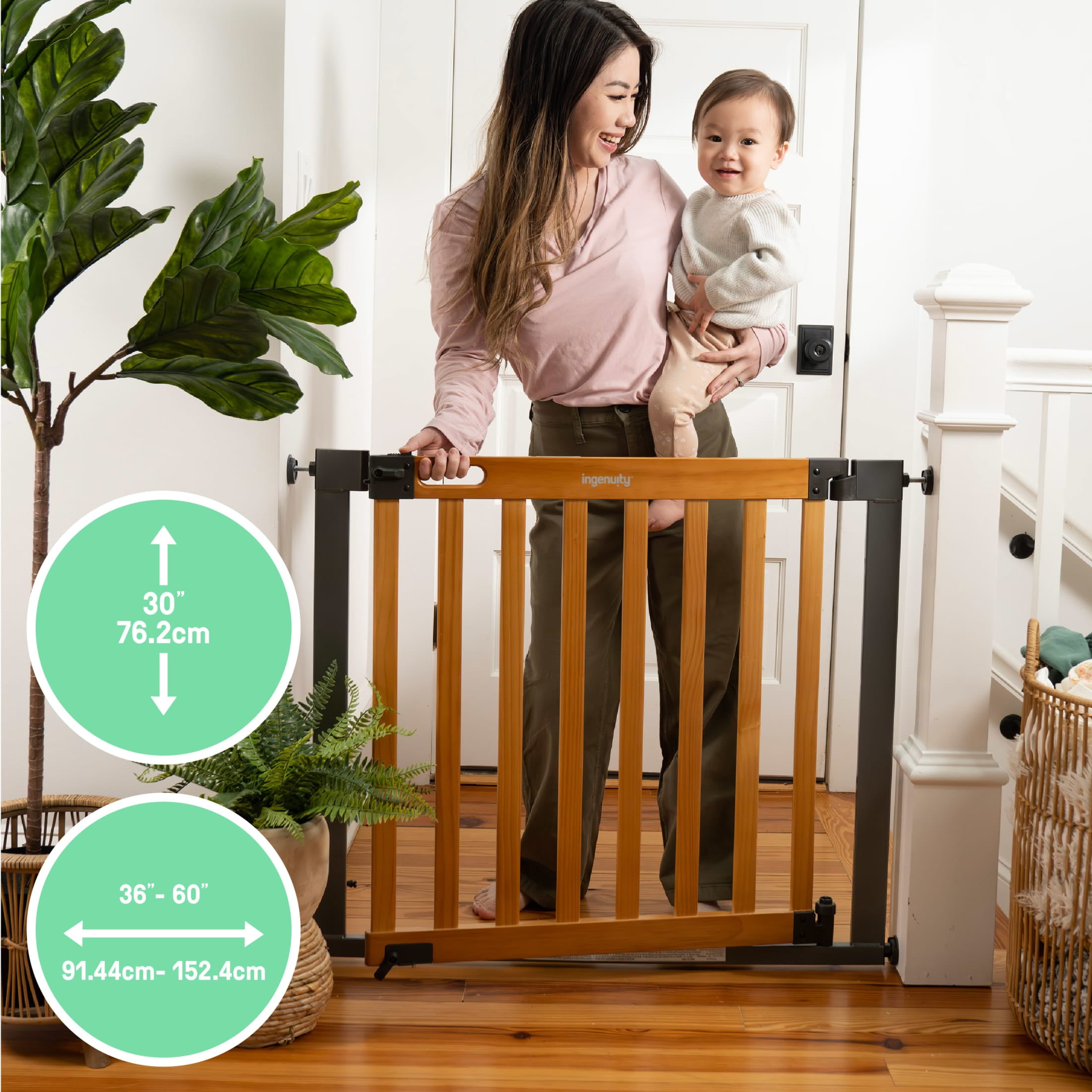 Ingenuity West End Extra Wide Safety Gate - Image 11