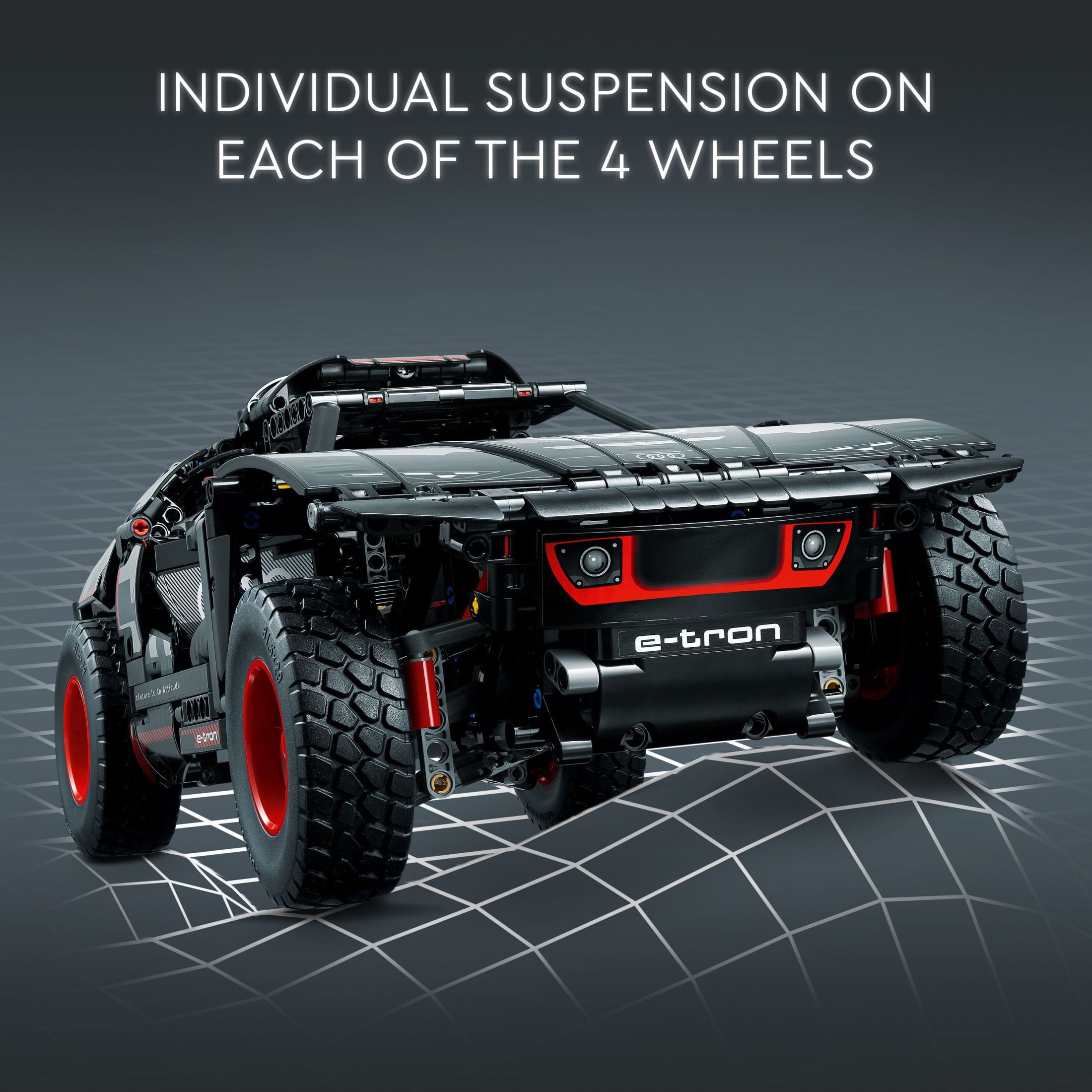 LEGO Technic Audi RS Q e-tron 42160 Advanced Building Kit for Kids Ages 10 and Up, this Remote Controlled Car Toy Features App-Controlled Steering and Makes a Great Gift for Kids Who Love Engineering - Image 7