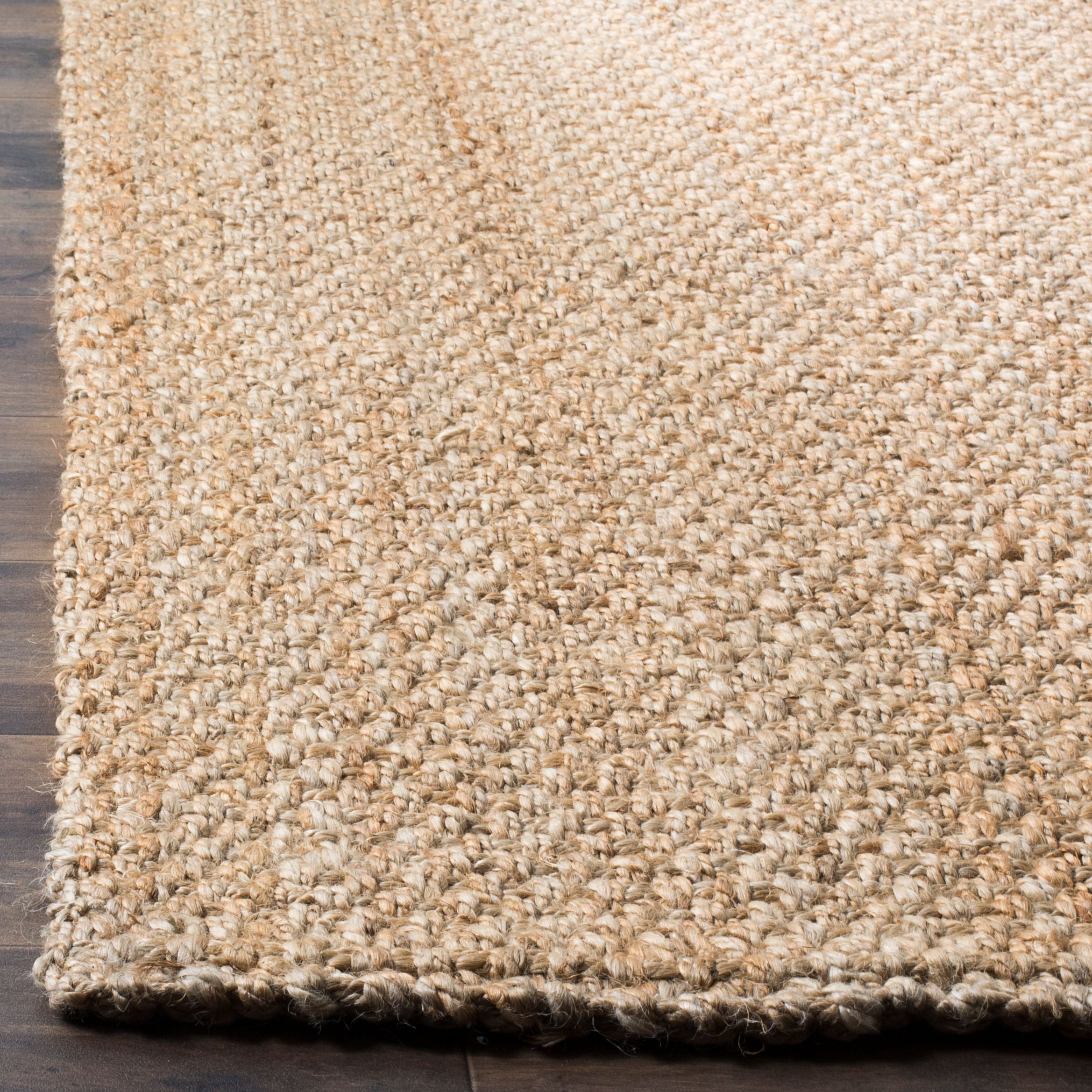 SAFAVIEH Natural Fiber Malcolm Braided Jute Area Rug, Natural, 5' x 8' - Image 4