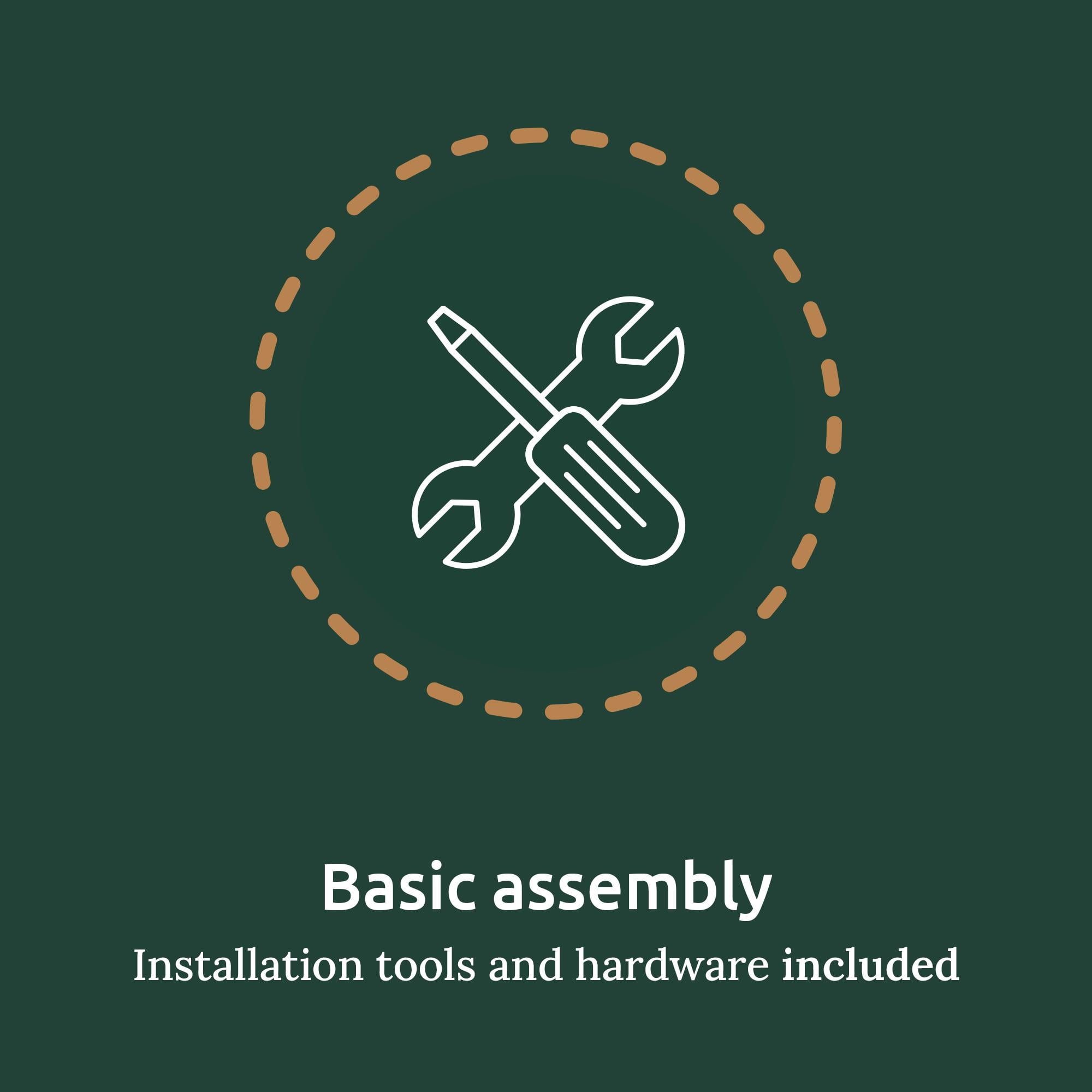 Rest Haven Astoria Wingback Tufted Upholstered Bed, Twin, Charcoal - Image 5