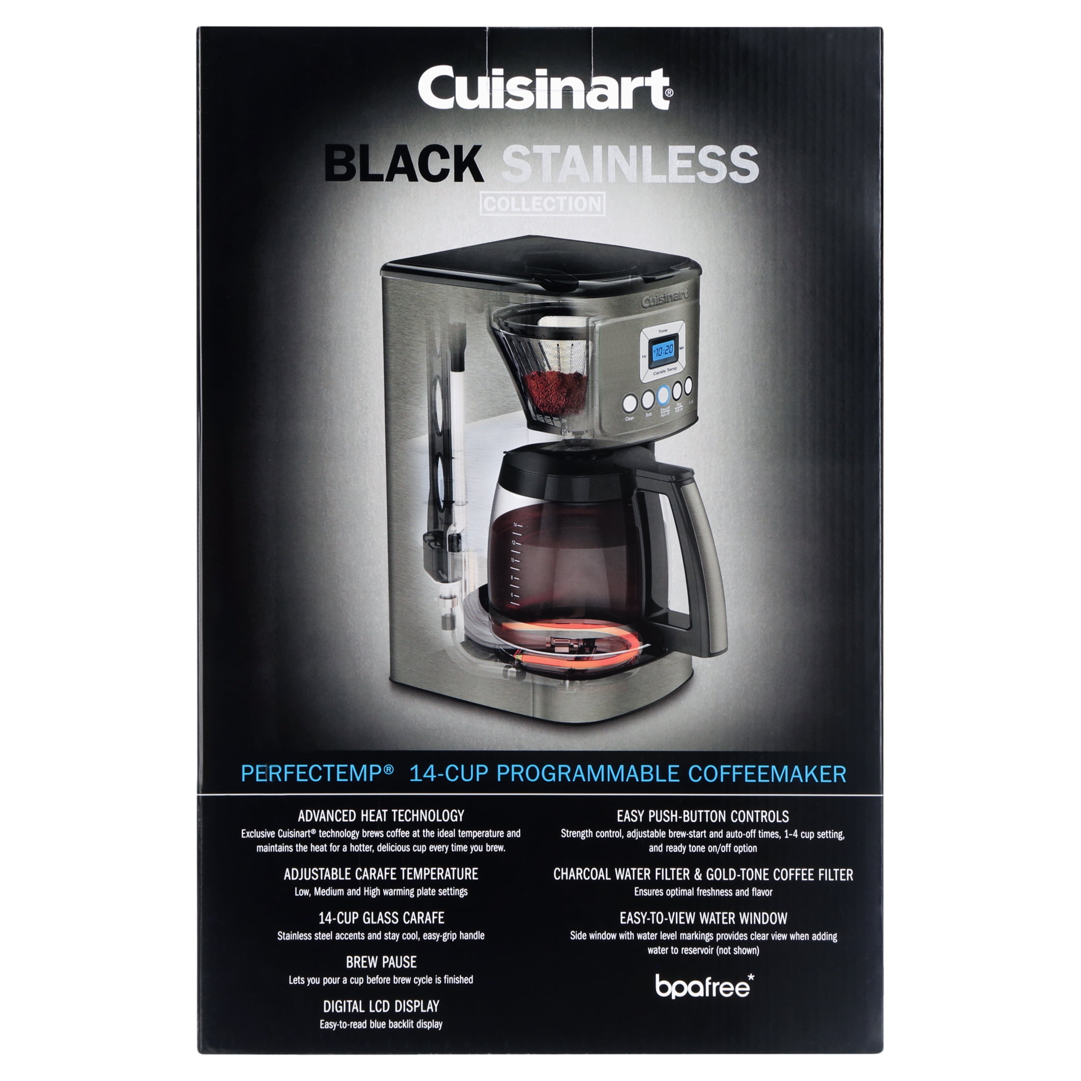 Cuisinart Perfectemp™ 14 Cup Programmable Coffeemaker, Black - Image 8