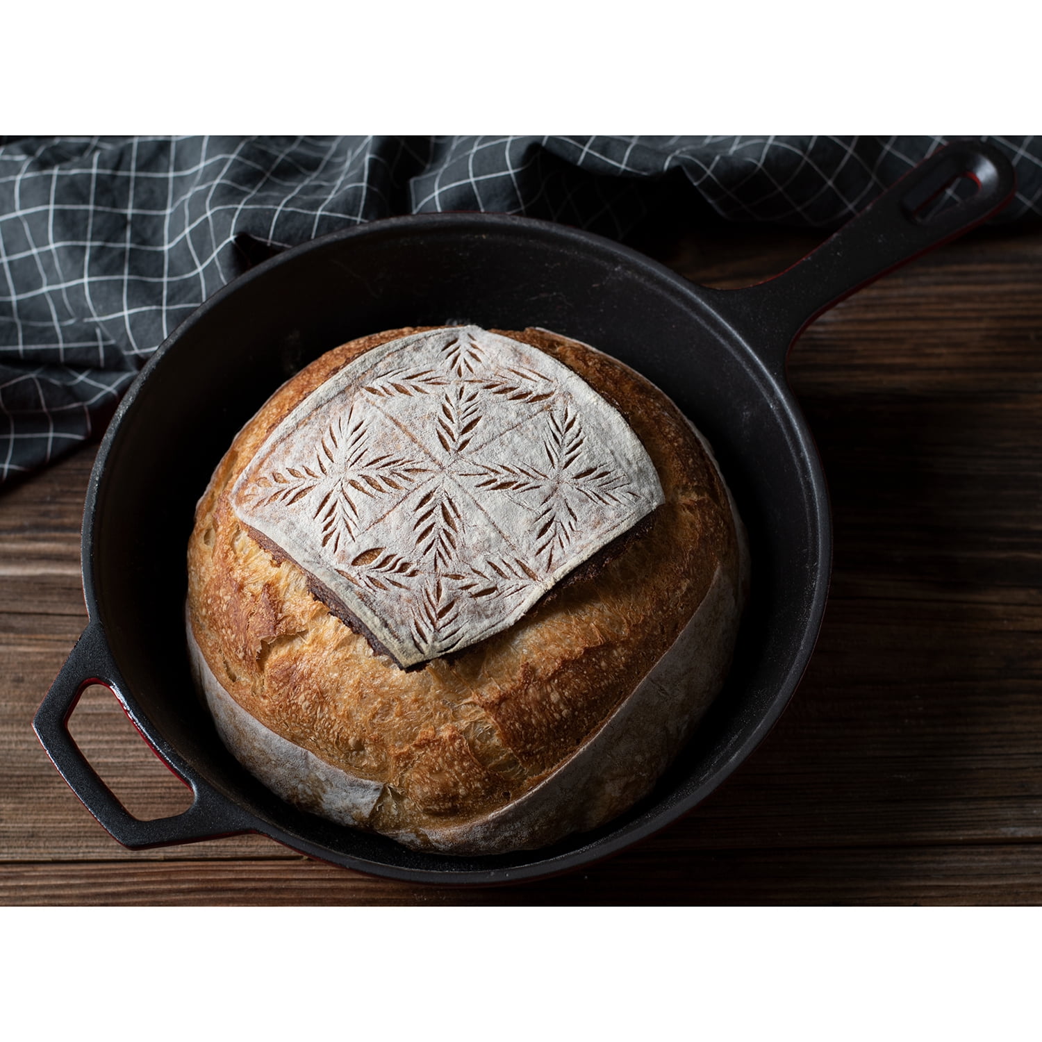 Lava Enameled Cast Iron Combo Deep Skillet and Frying Pan Lid - 10 Inch Diameter, Three Layers of Enamel Coated, 2-in-1 Dual Use Cast Iron Multi Cooker (Orange) - Image 5