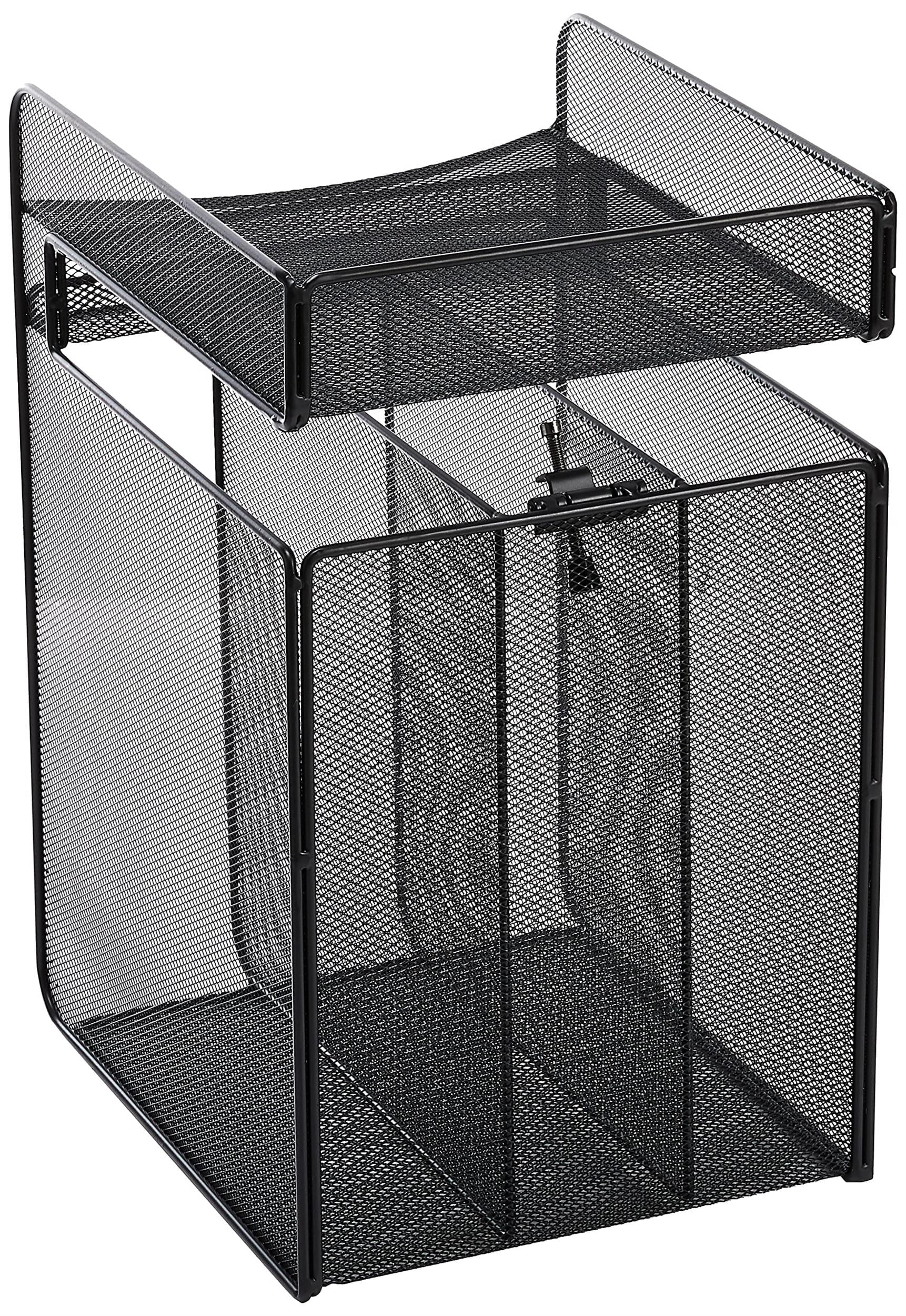 Safco Onyx Vertical Hanging Desk Organizer in Black - Image 2