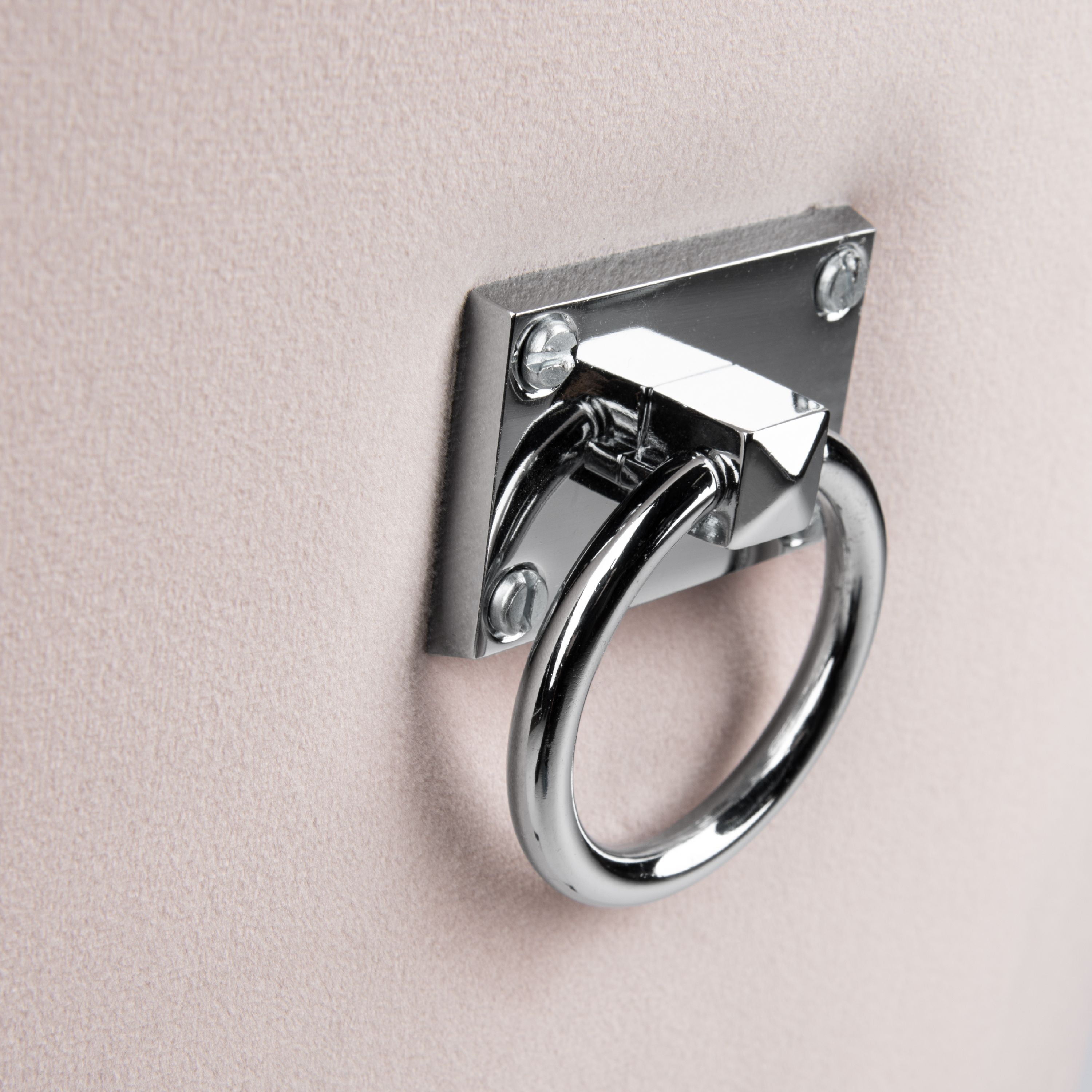 SAFAVIEH Harlow Glam Tufted Ring Chair with Silver Nailheads, Set of 2, Blush Pink - Image 13