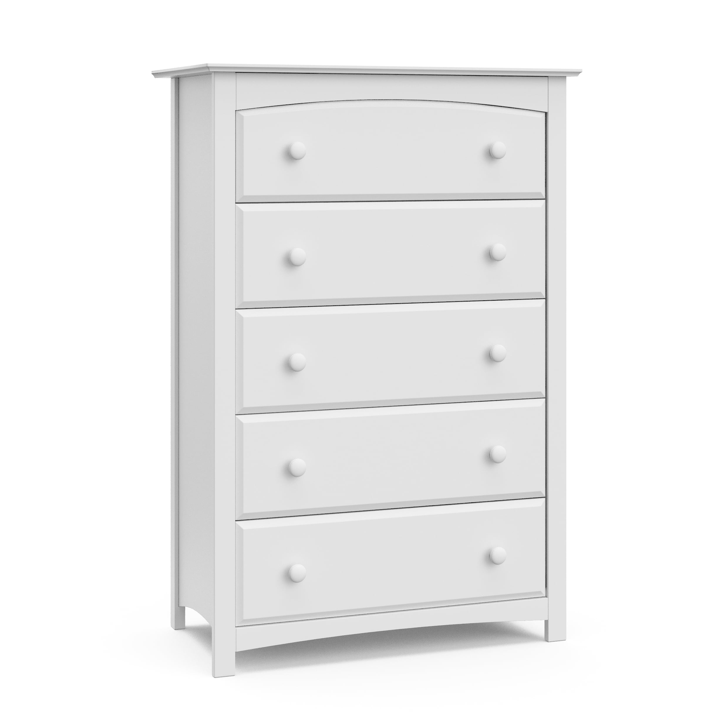 Storkcraft Kenton 5 Drawer Nursery Dresser, White - Image 5