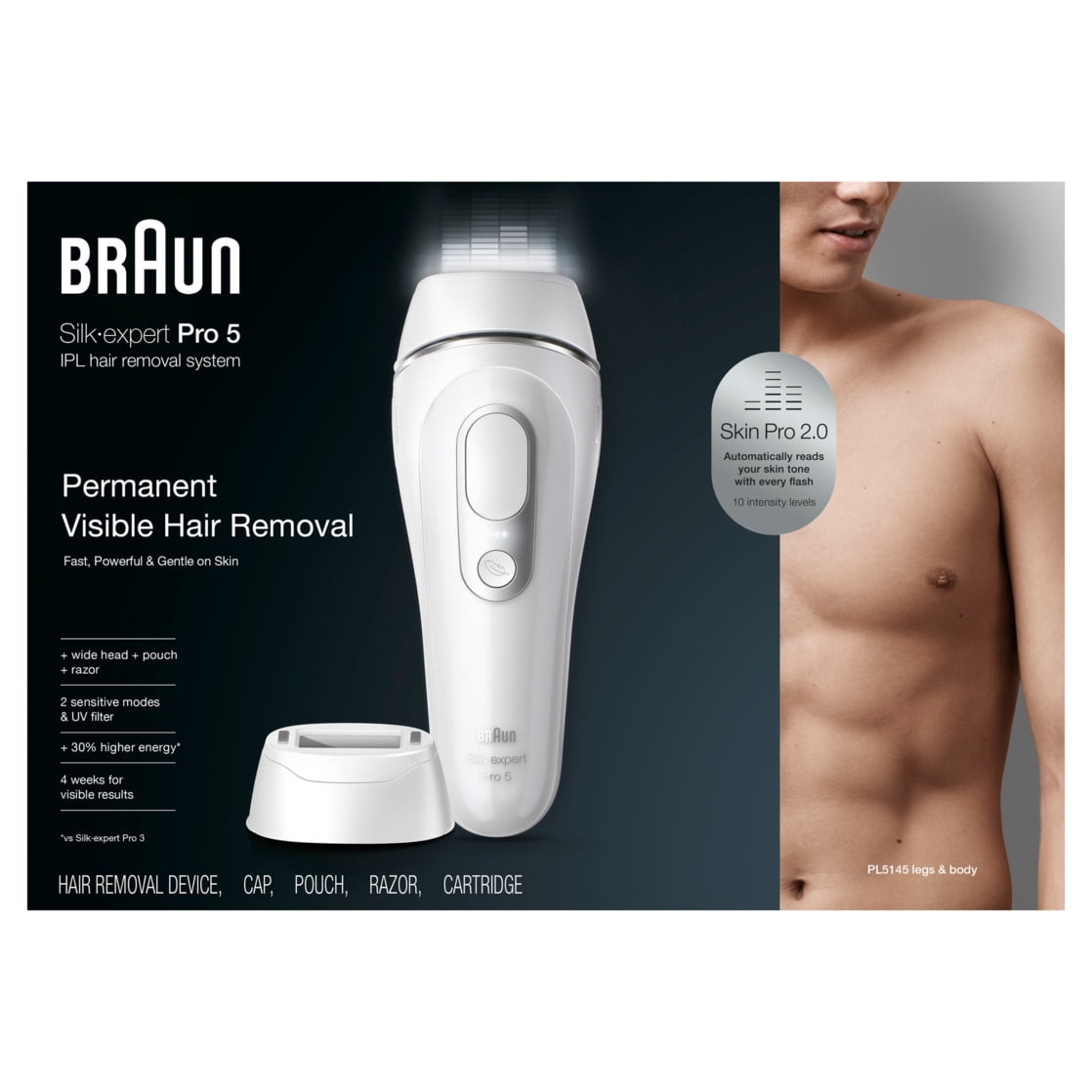 Braun Silk·expert Pro 5, PL5145 Women & Men’s IPL, At-Home Long Lasting Hair Removal - Image 11