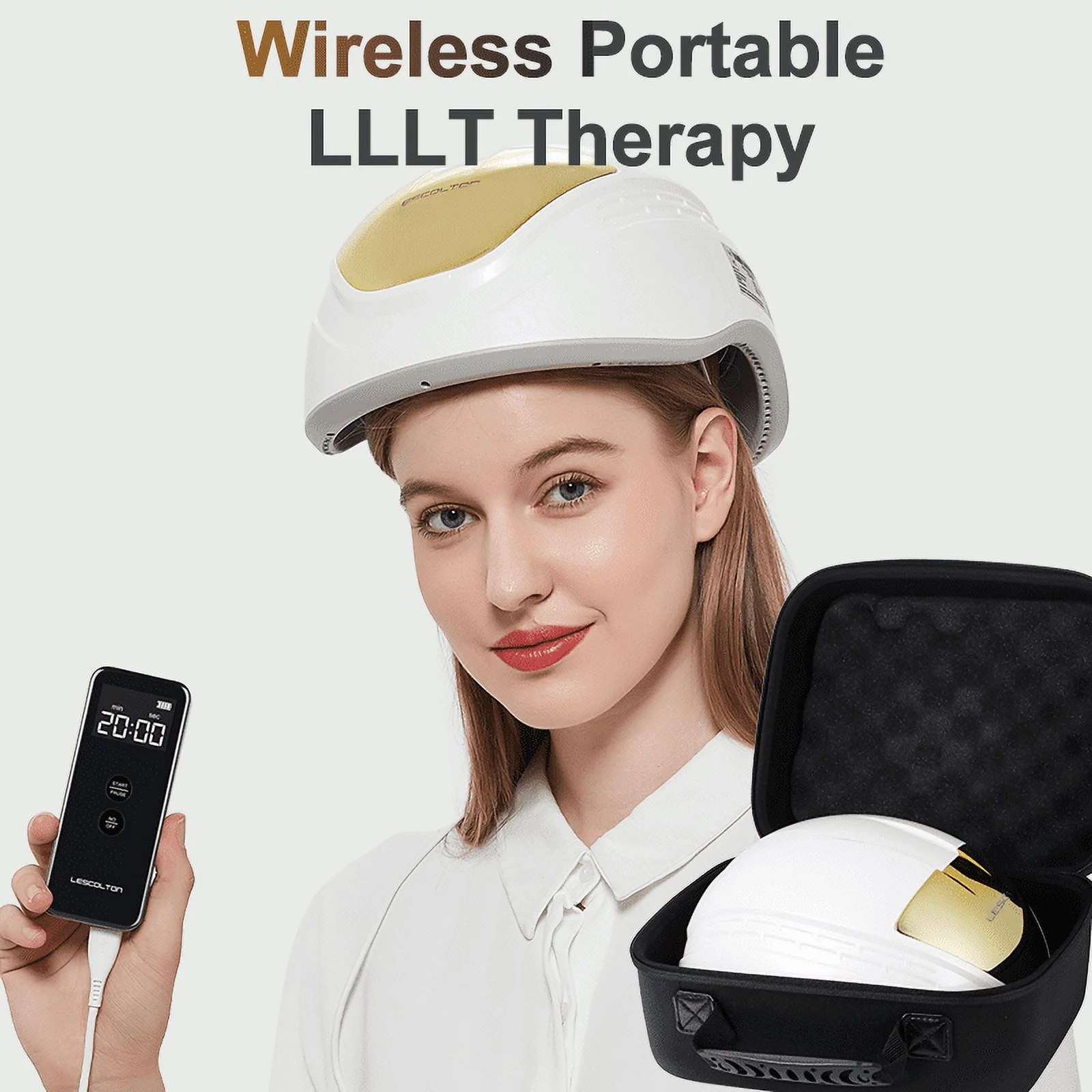 Lescolton Hair Growth Device,Laser Hair Growth Helmet,Hair Loss Treatments Cap for Men and Women,Rechargeable - Image 9